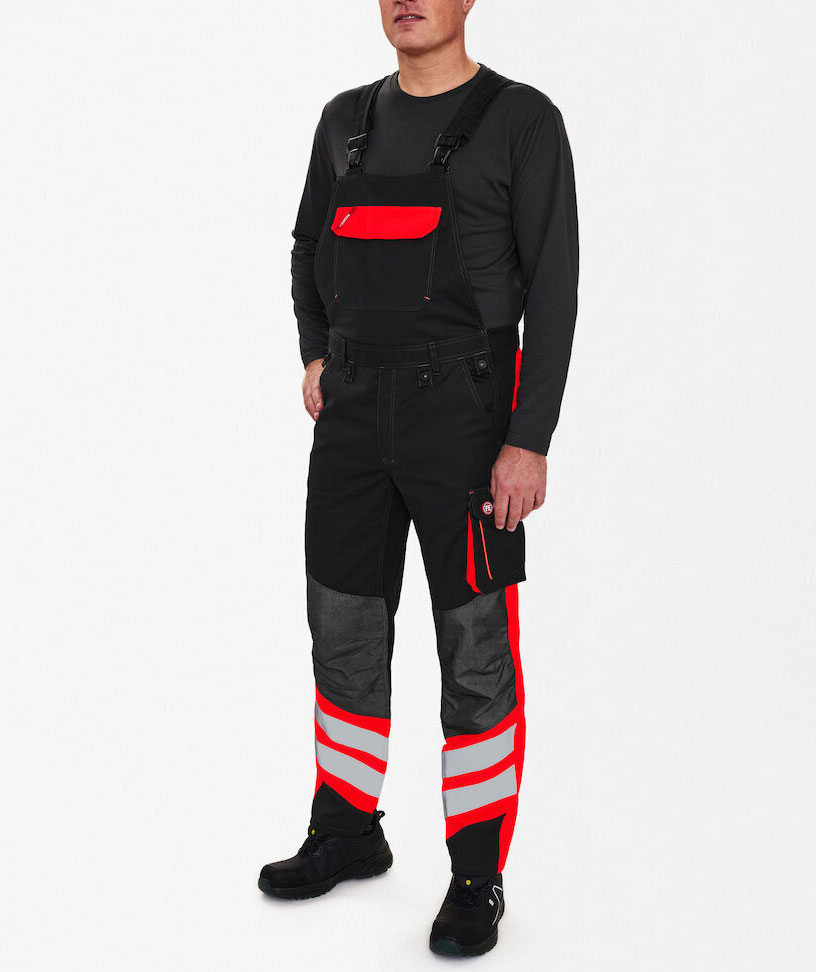 Engel Cargo overall, Sort/R&oslash;d, Sort/R&oslash;d, large image number 1