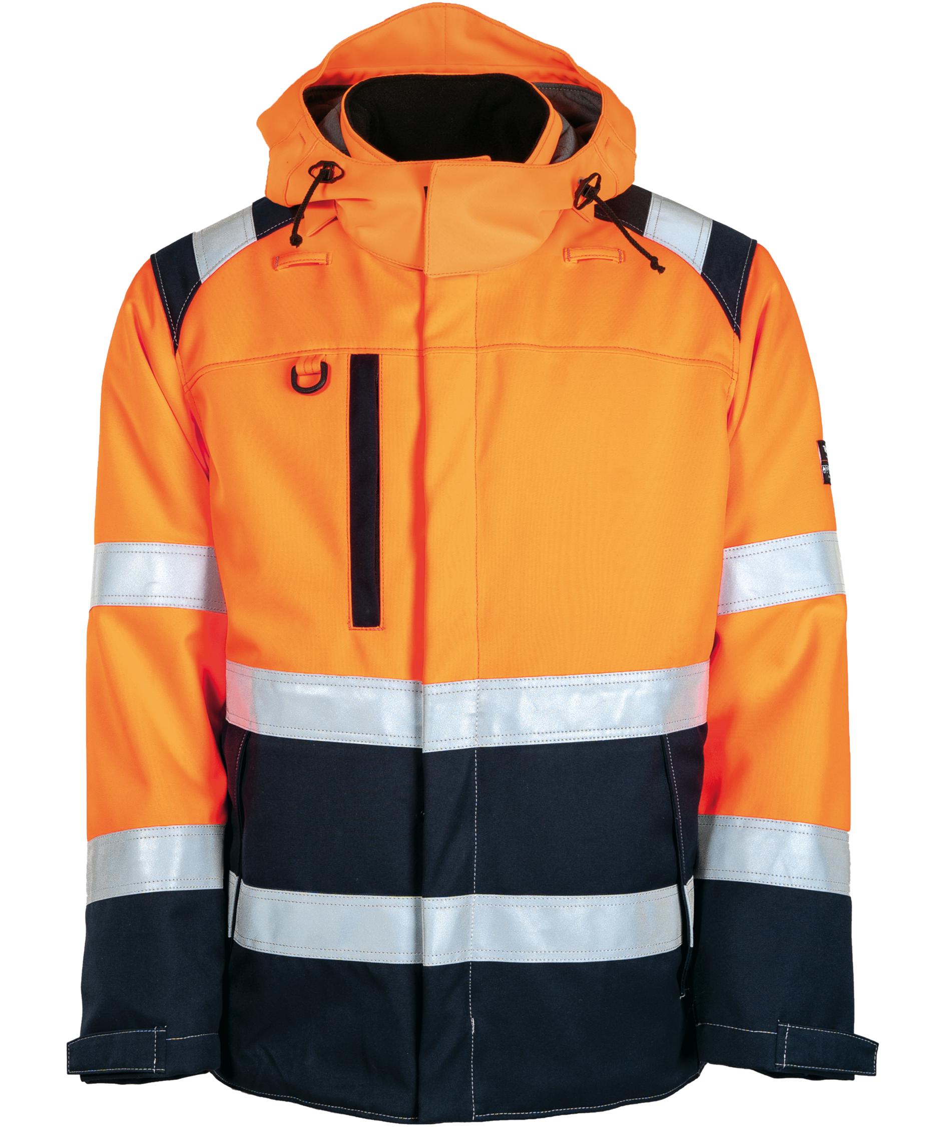 Tranemo Zenith FR Winterjacke, Hi-Vis Orange/Marine