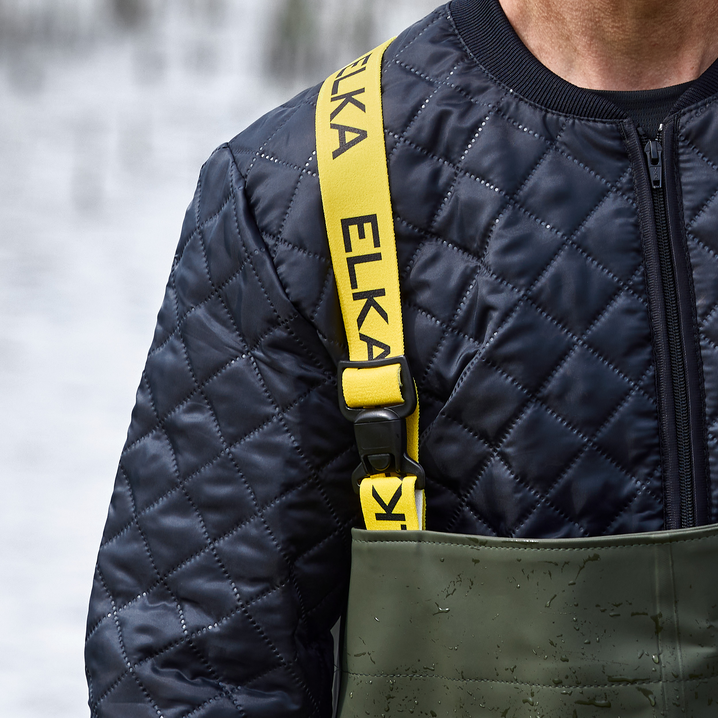 ELKA termojakke, Sort, large image number 4