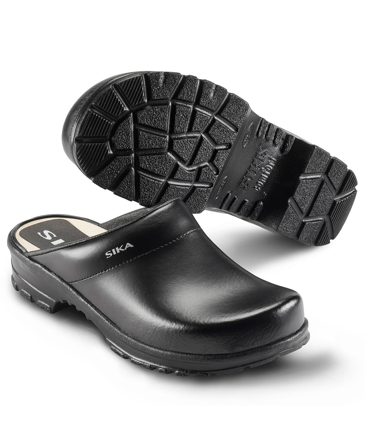 Sika Comfort tresko uten helkappe OB, Svart