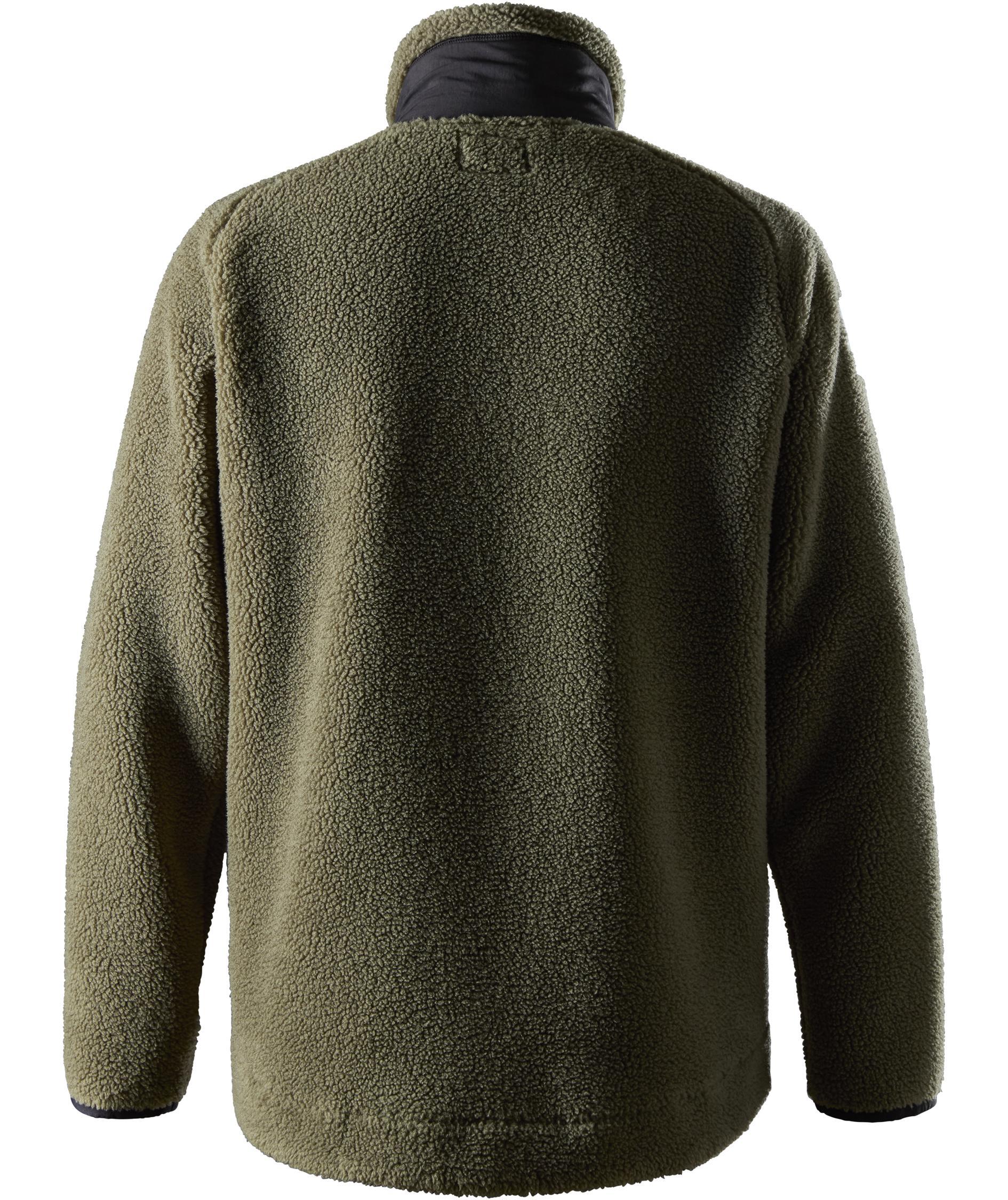 Snickers Polartec&reg; pile fleece jacket 8016, Khaki Green/Black