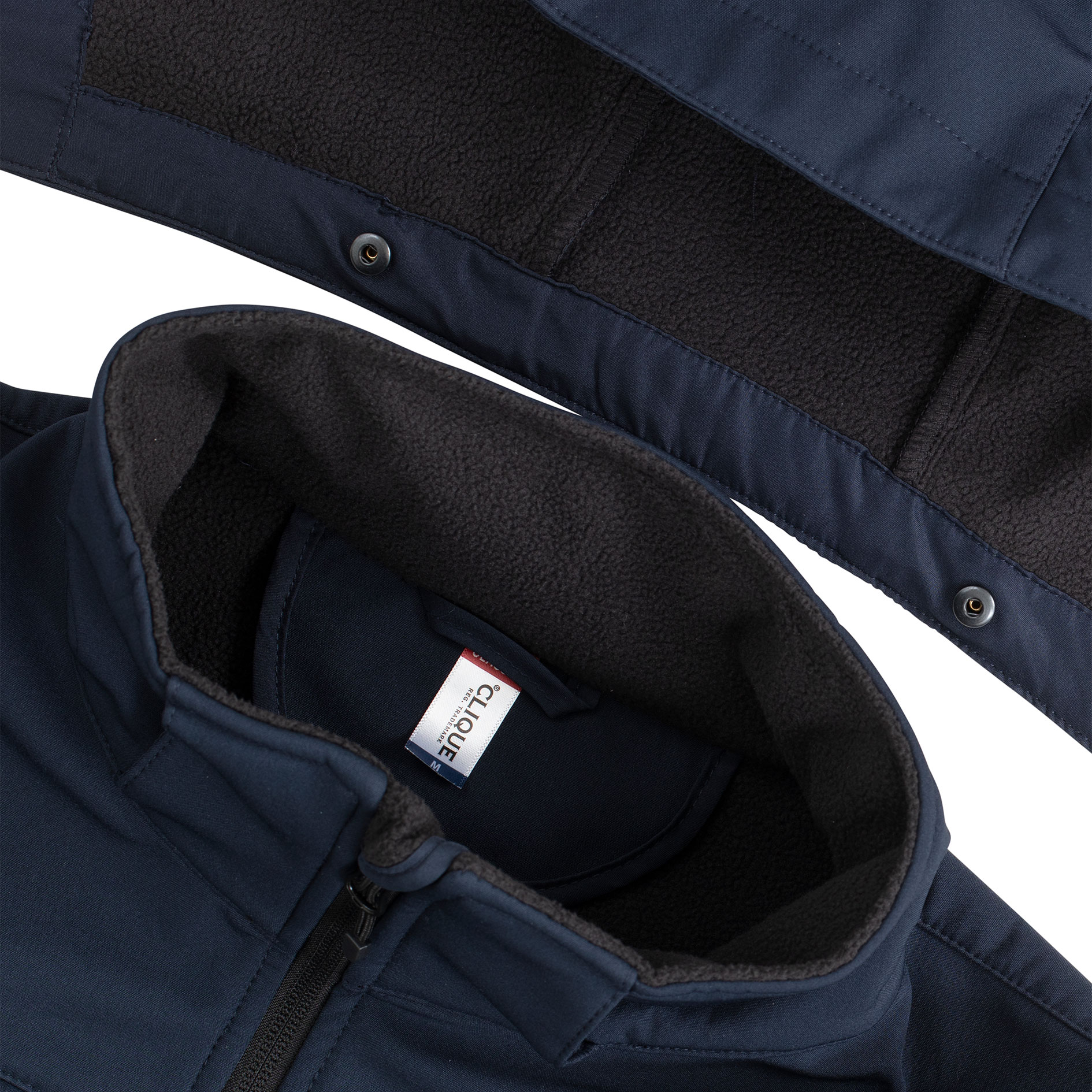 Clique Classic 2-in-1 Softshelljacke, Dunkel Marine, large image number 5