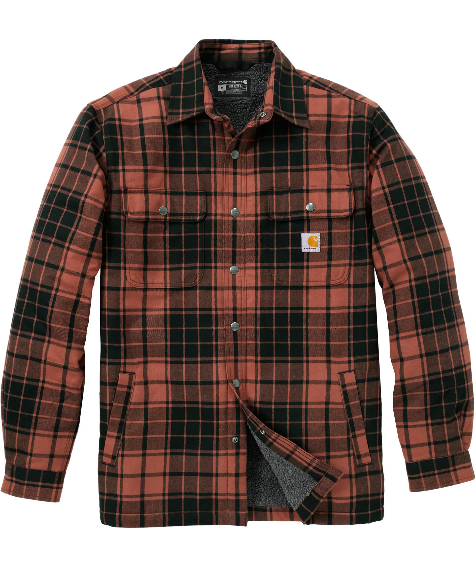 Carhartt flannell skjortjacka, Homestead Red