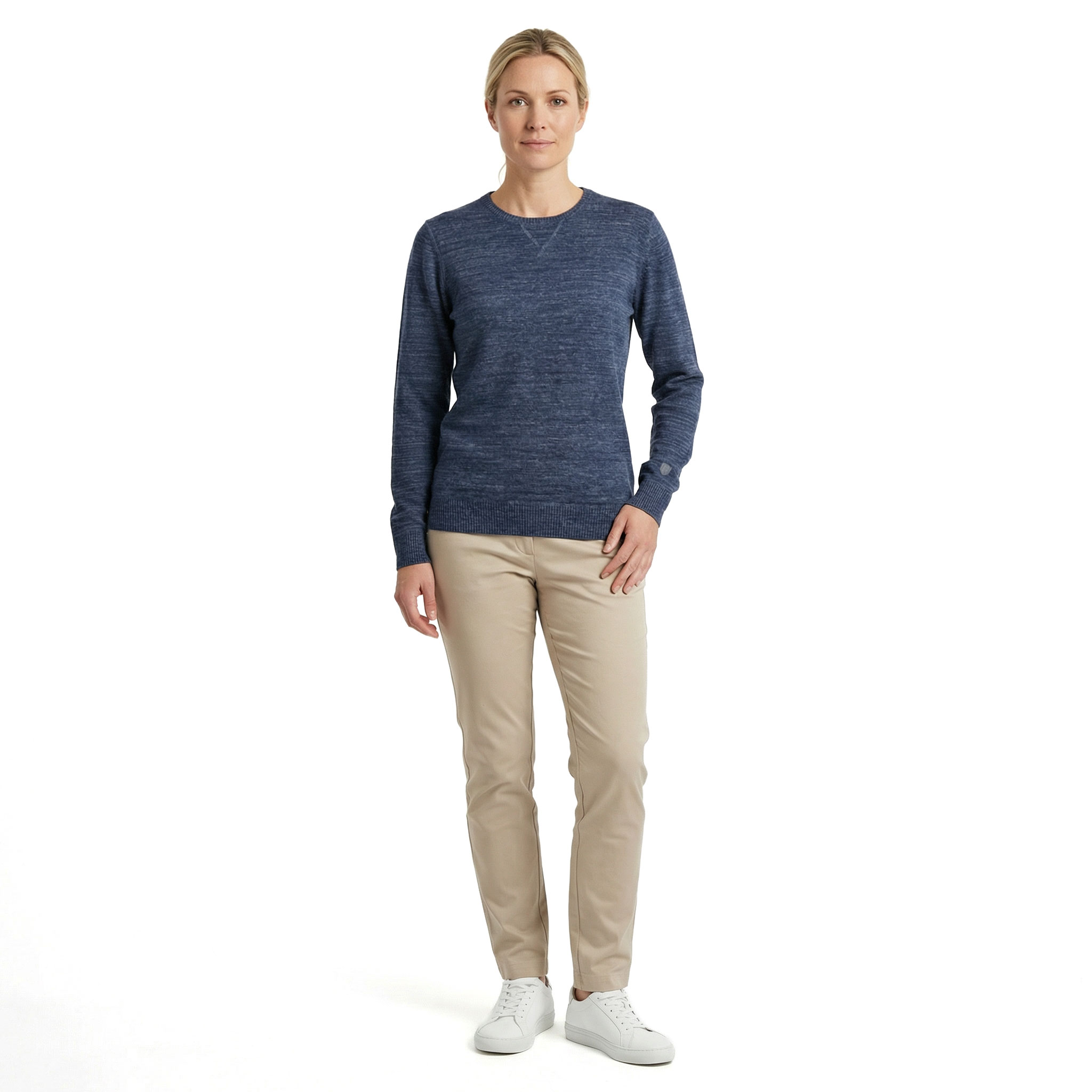 Cutter & Buck Eatonville dame striktr&oslash;je, Navy melange, large image number 2