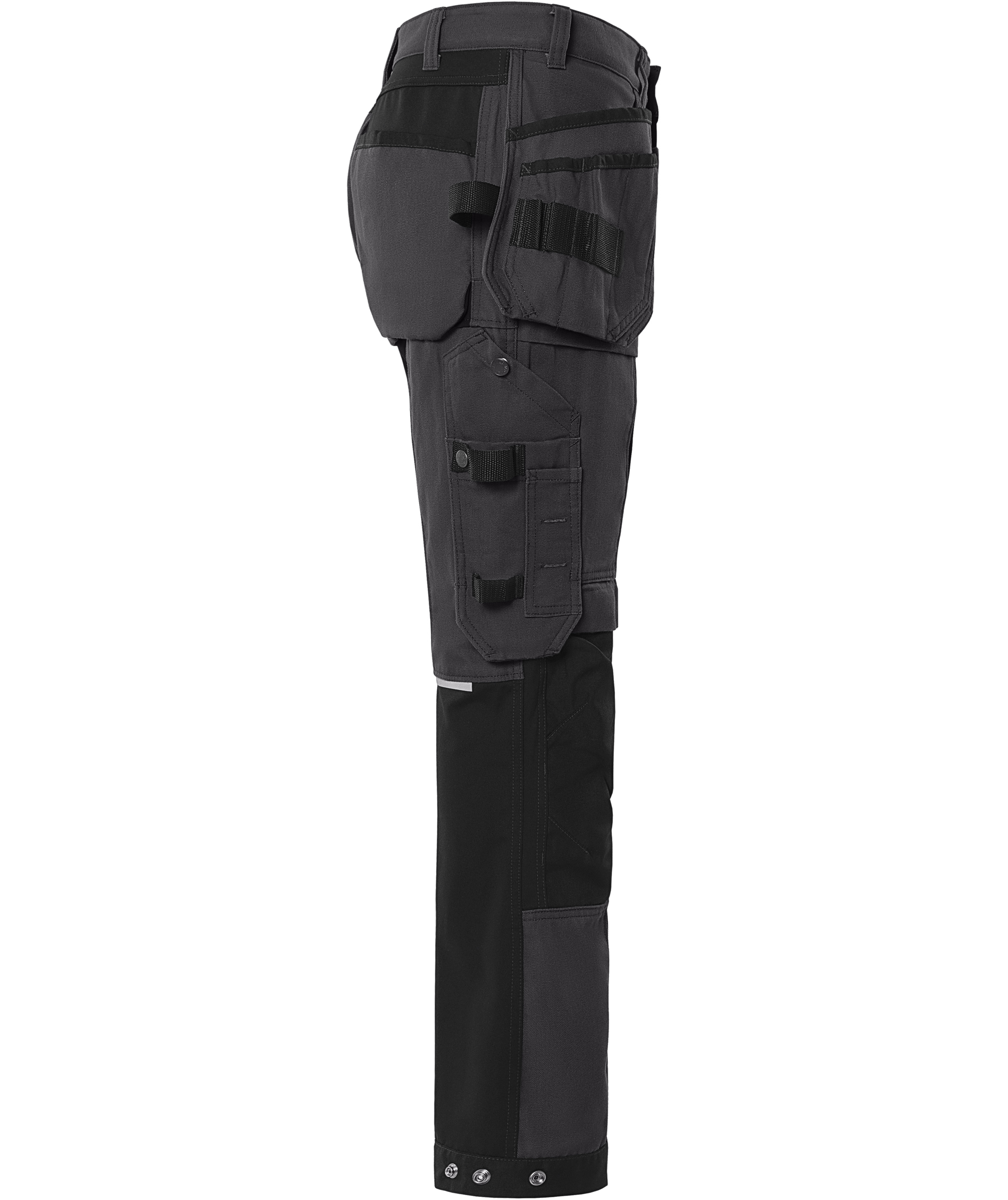 Fristads Green craftsman trousers 2530 GCYD, Grey/Black, large image number 4