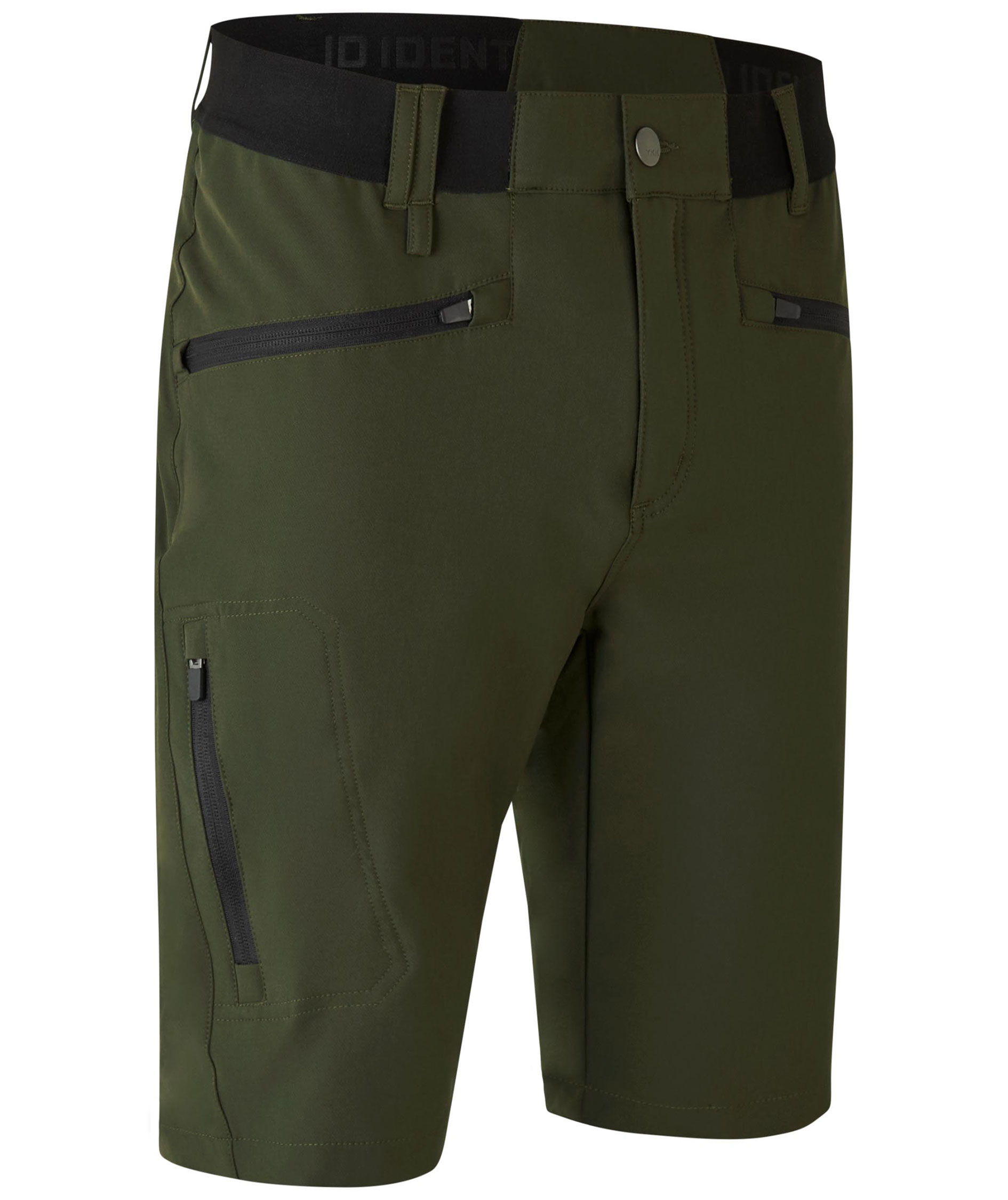 ID CORE stretch shorts, Olive Green, large image number 3