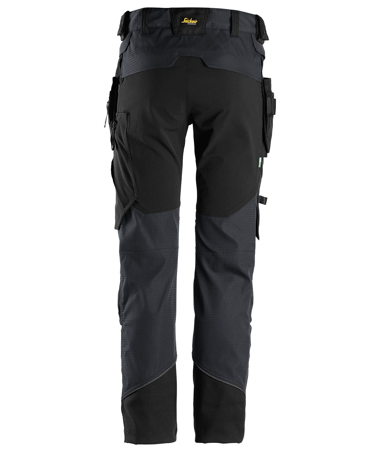 Snickers FlexiWork h&aring;ndverksbukse 6972, St&aring;lgr&aring;/Svart, large image number 1