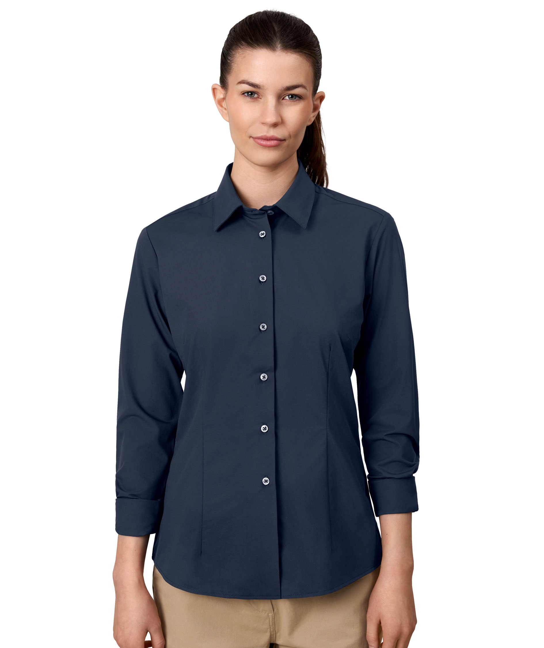 Seven Seas hybrid Modern fit dameskjorte