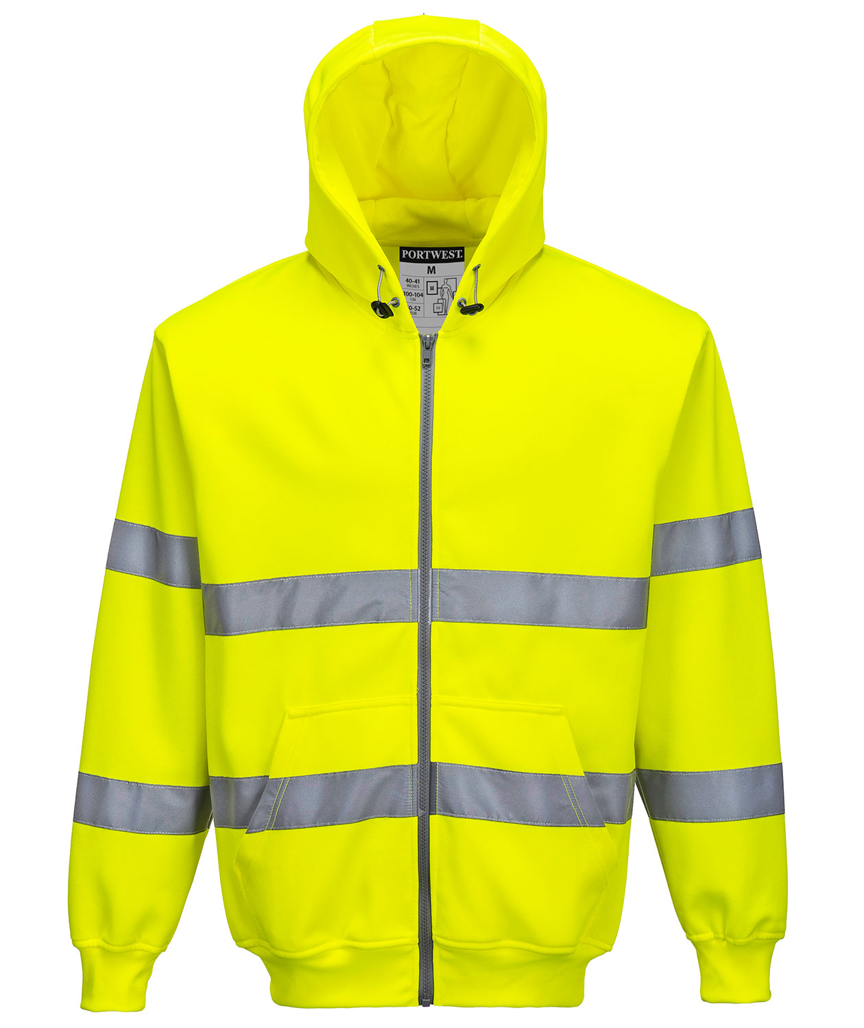 Portwest hoodie, Varsel Gul