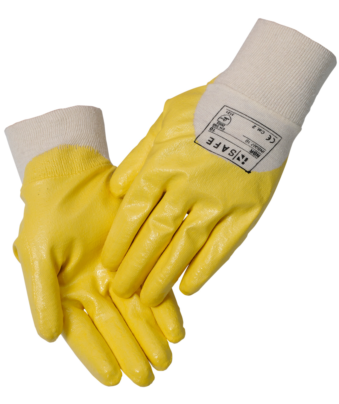 OX-ON InSafe NBR arbetshandsker, Gul