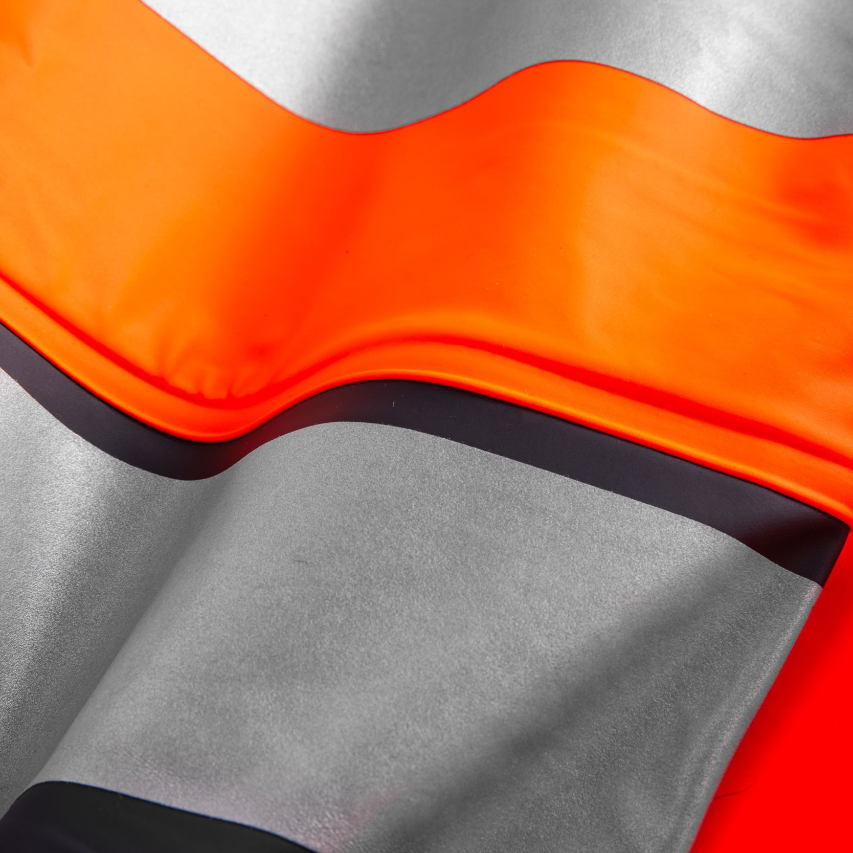 Lyngs&oslash;e Multinorm  PU Regenhose, Hi-vis Orange/Marine, large image number 3