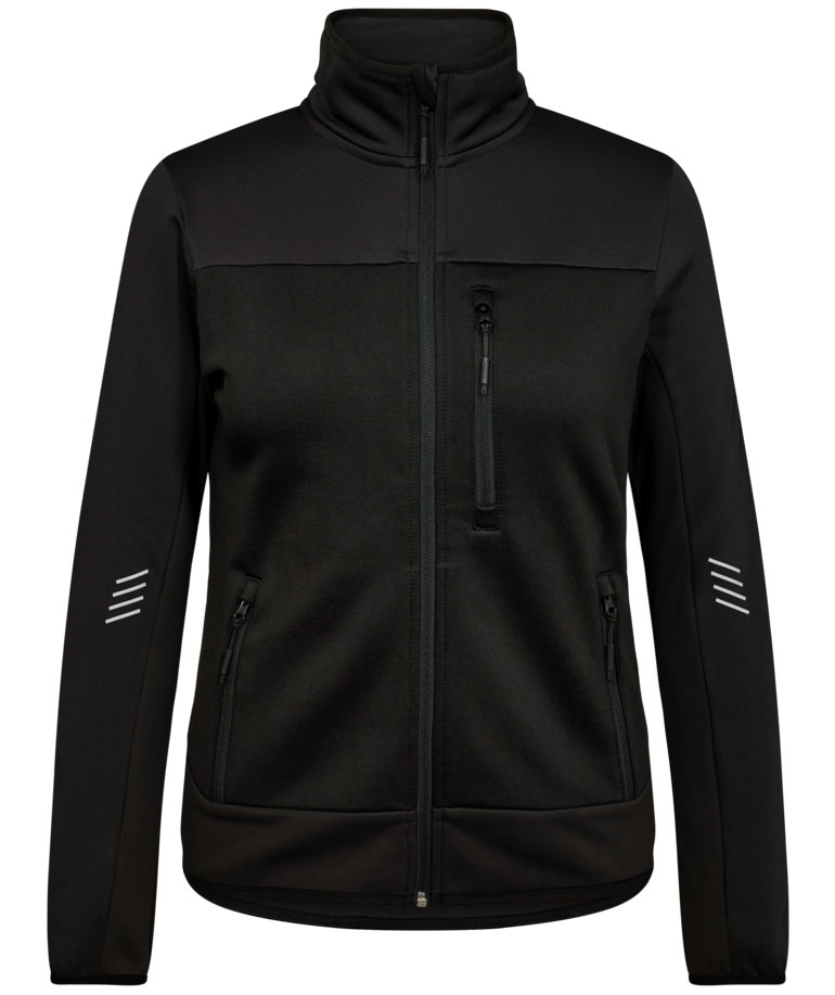 Engel Entire dame midlayer cardigan, Sort