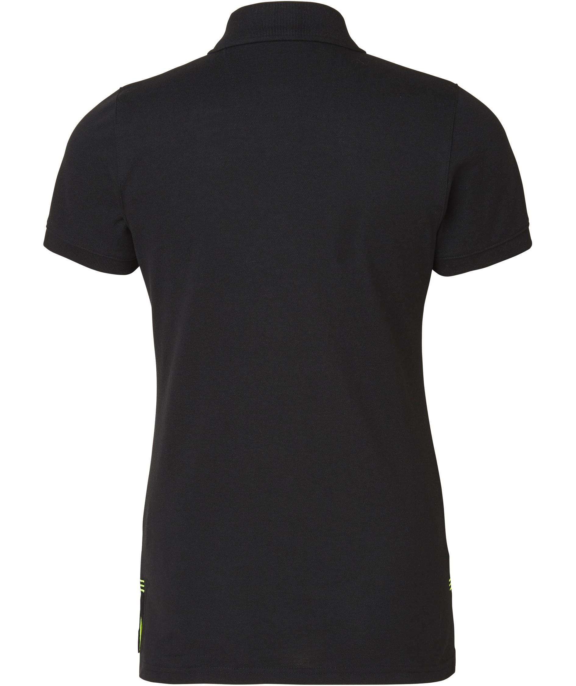 South West Wera dame polo T-shirt, Black/Yellow, large image number 2