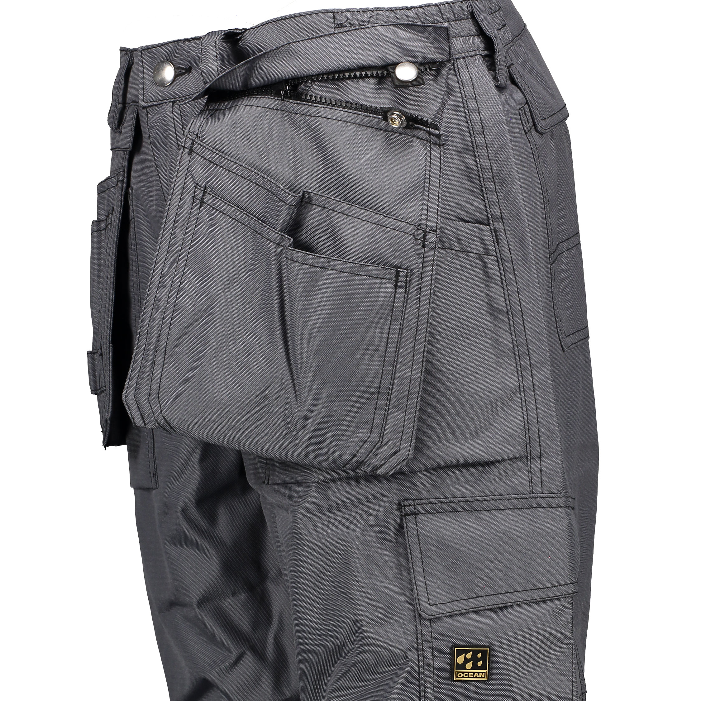 Ocean Medusa craftsman trousers, Grey, large image number 2