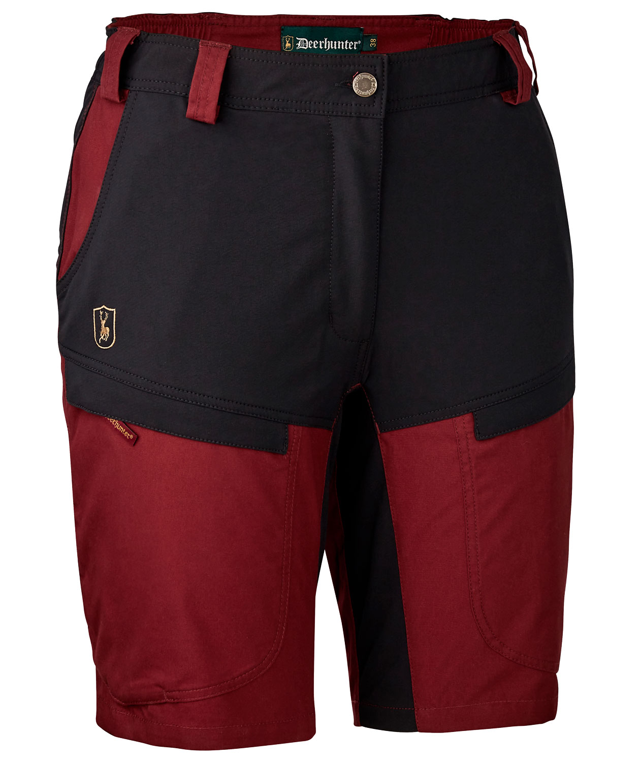 Deerhunter Lady Ann shorts dam, Oxblood Red