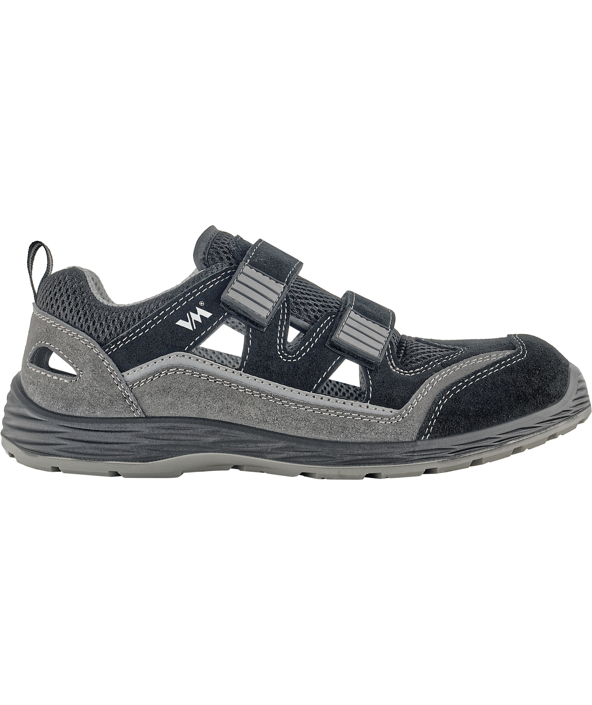 VM Footwear Livorno safety sandals S1PLESD, Black/Grey, large image number 2
