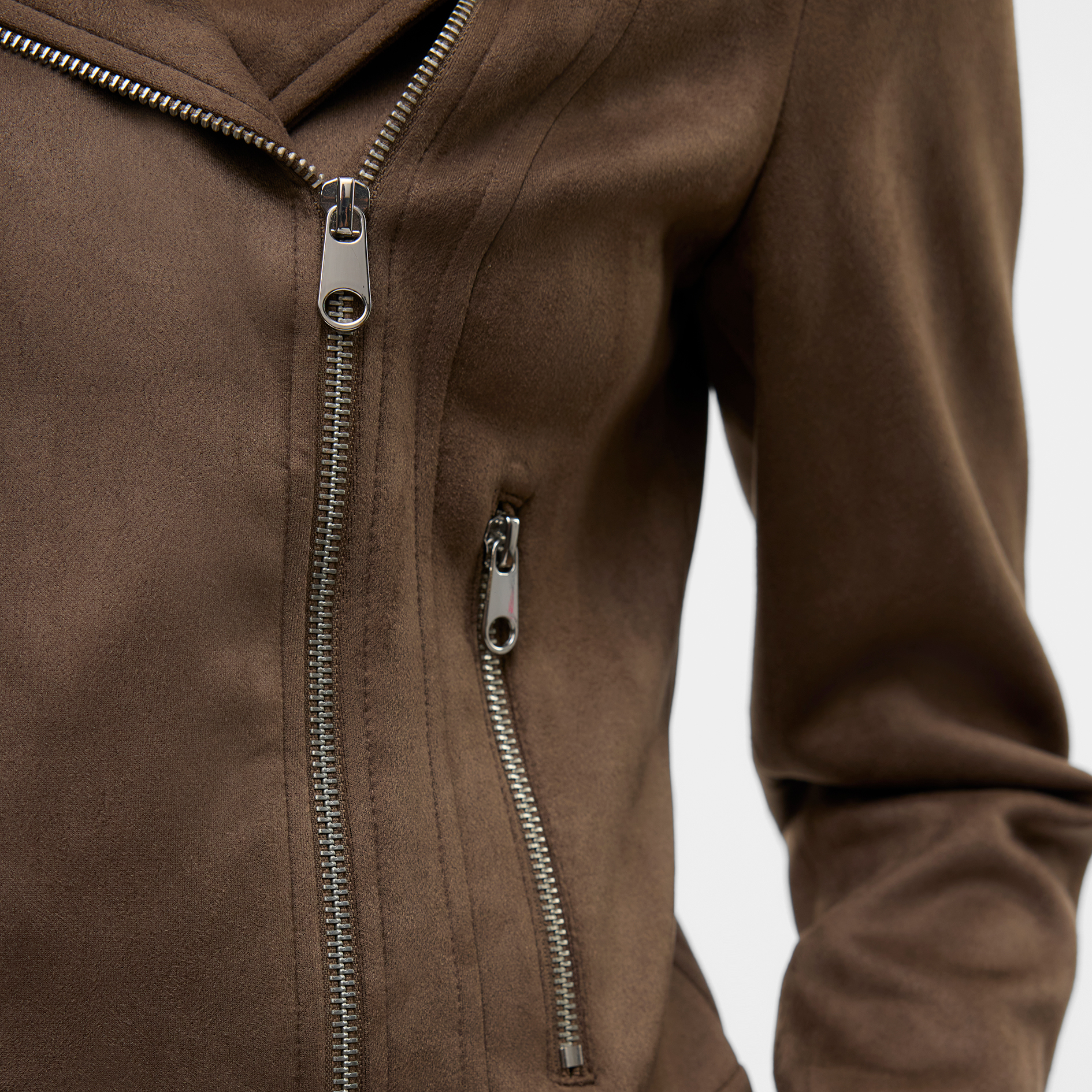 Vero Moda VMJOSE Faux Suede jacket, Chocolate Chip, large image number 4