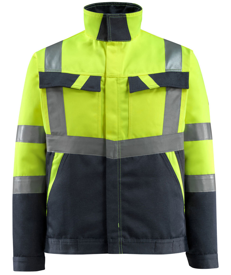 Mascot Safe Light Forster arbeidsjakke, Hi-Vis Gul/M&oslash;rk Marine, Hi-Vis Gul/M&oslash;rk Marine, swatch