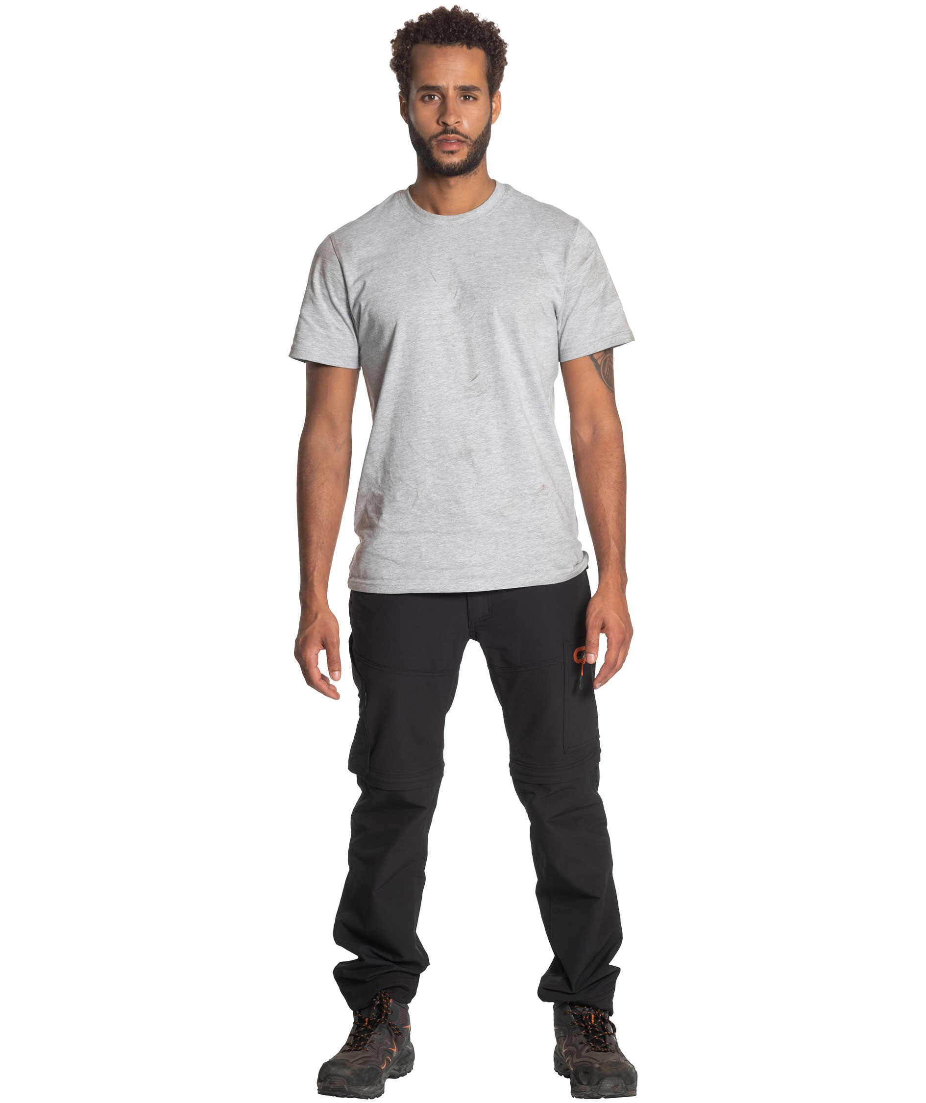 HEROCK Tornado Zip-off servicebukser, Black