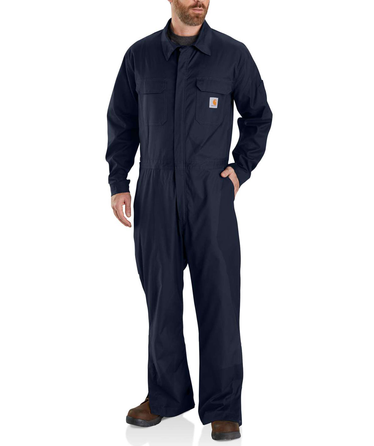 Carhartt Rugged Flex Canvas overall, Navy
