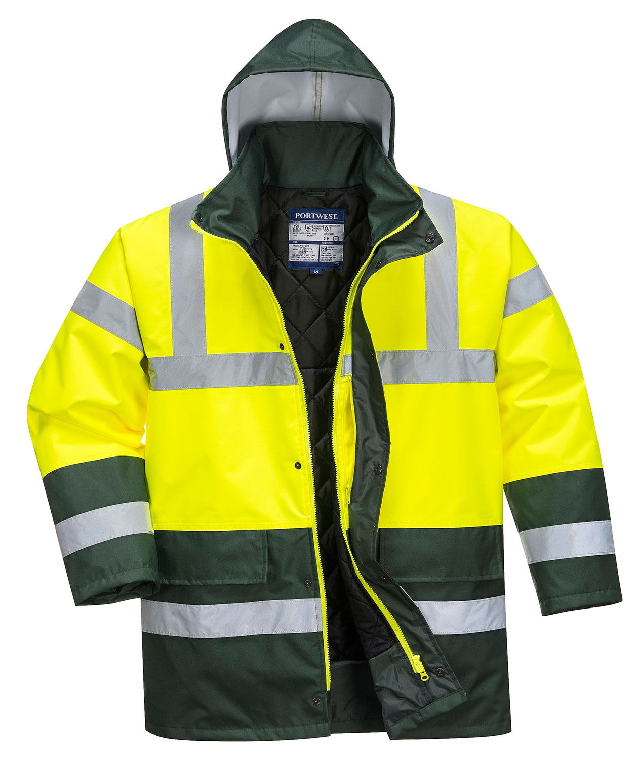 Hi-vis Gul/Gr&oslash;n