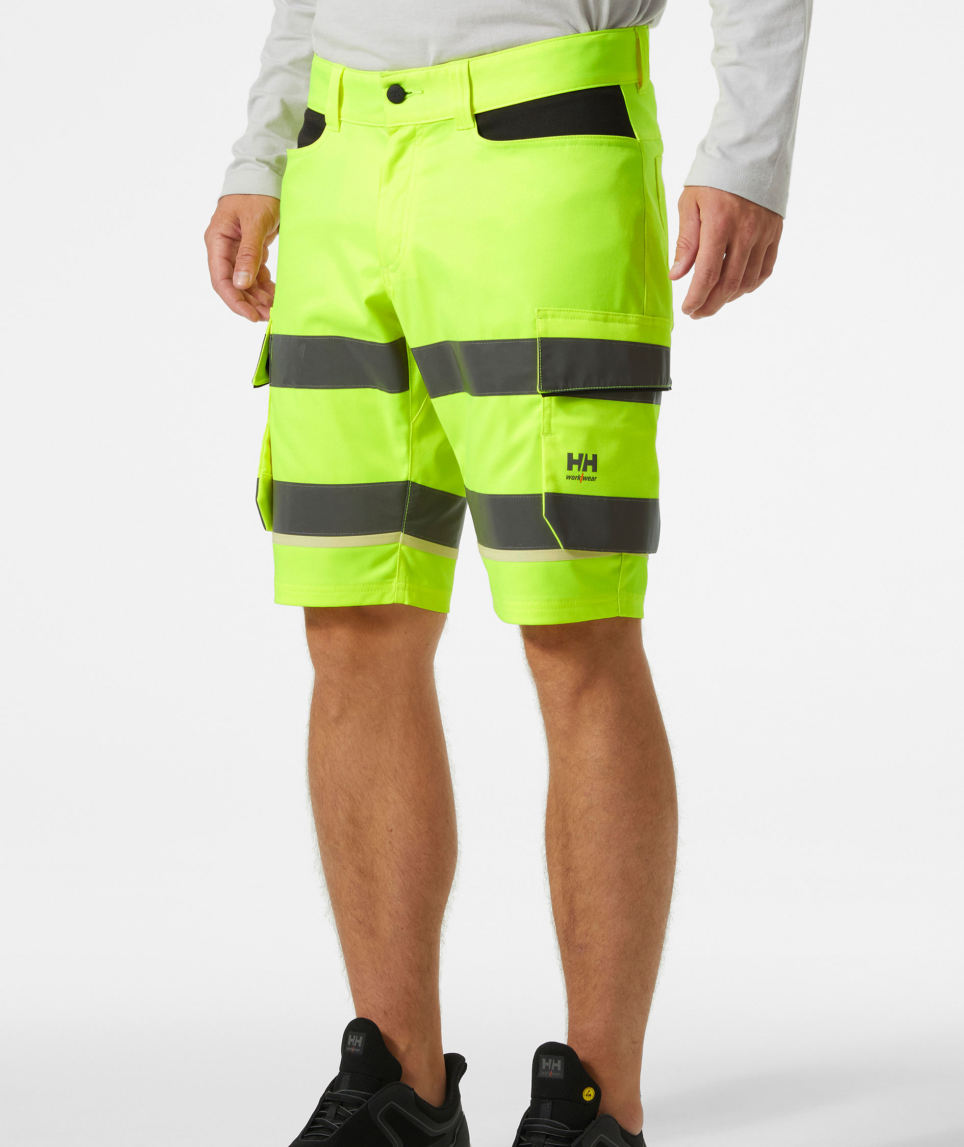 Helly Hansen UC-ME cargoshorts, Hi-vis Gul/Ebony