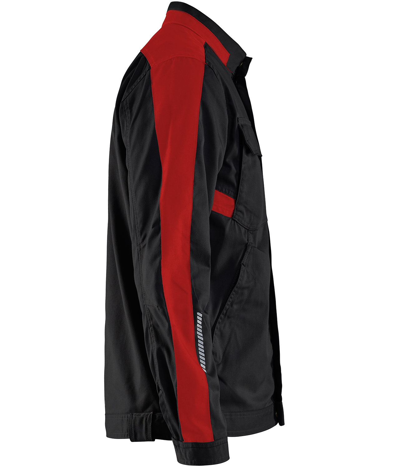 Bl&aring;kl&auml;der arbeidsjakke, Svart/R&oslash;d, large image number 3