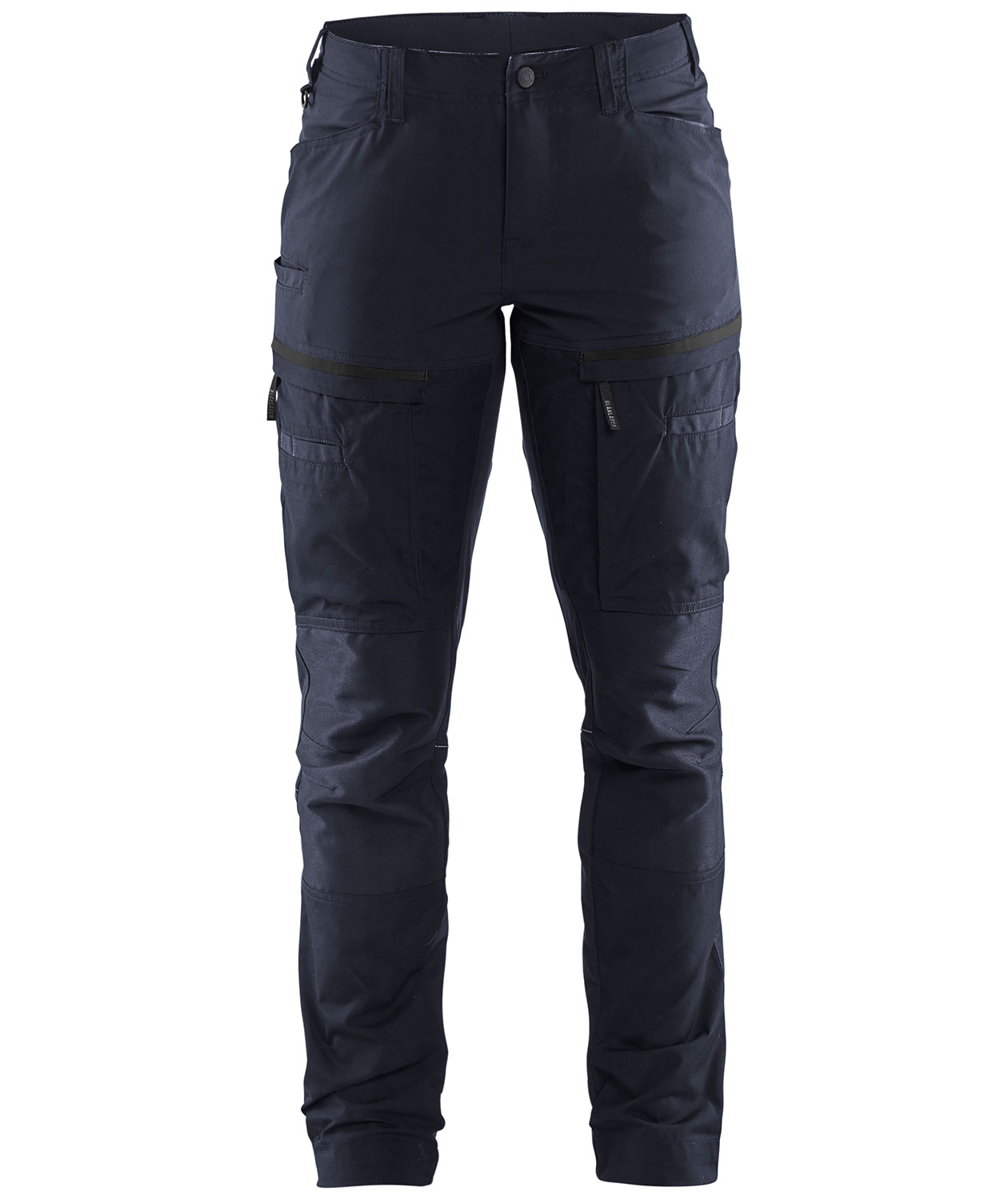 Bl&aring;kl&auml;der dame arbejdsbukser, Navy/Sort, Navy/Sort, swatch