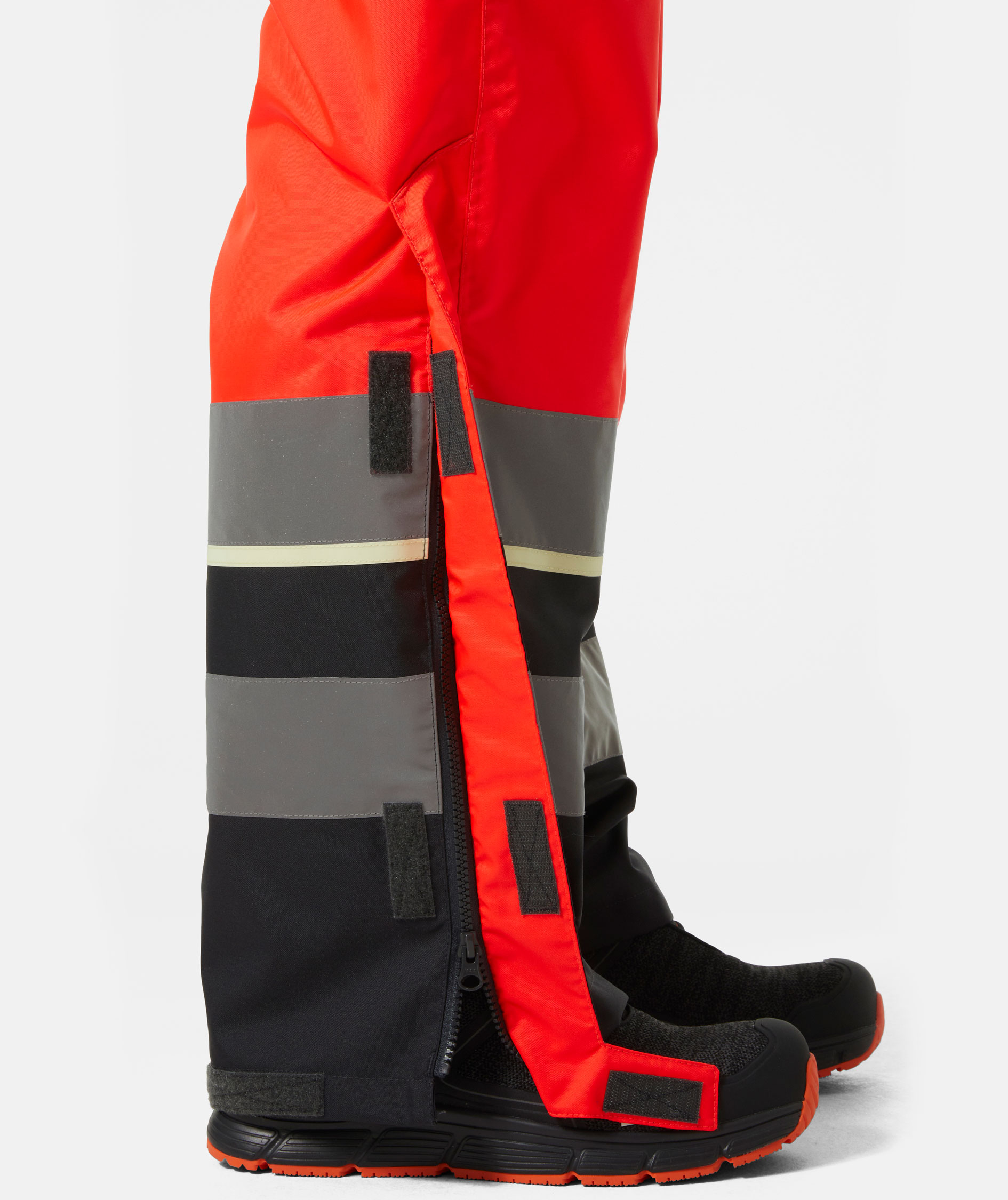 Helly Hansen UC-ME winter trousers, Hi-Vis Red/Ebony, large image number 5