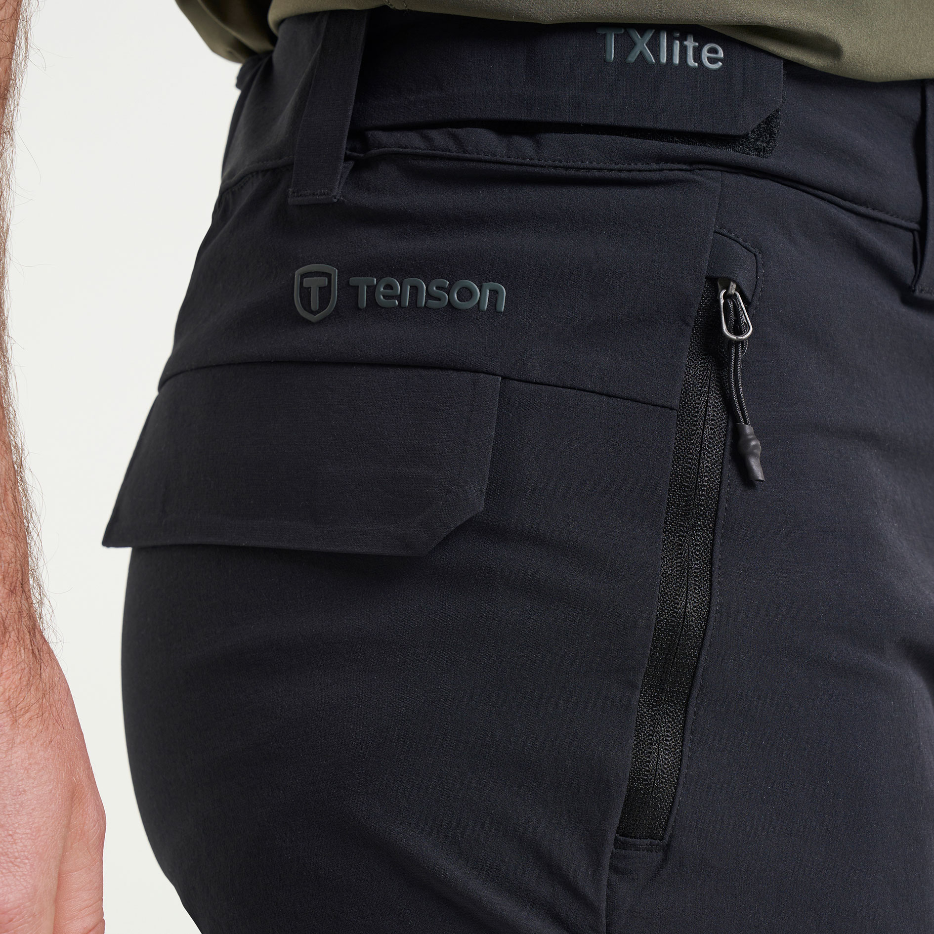 Tenson TXlite Adventure shorts, Sort, large image number 6