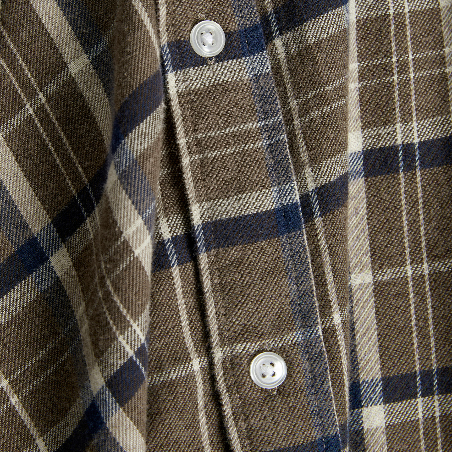 Jack & Jones JJECLASSIC flannel shirt, Otter, large image number 4