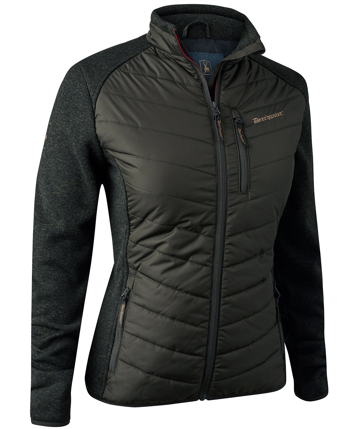 Deerhunter Lady Caroline vadderad jacka dam, Timber