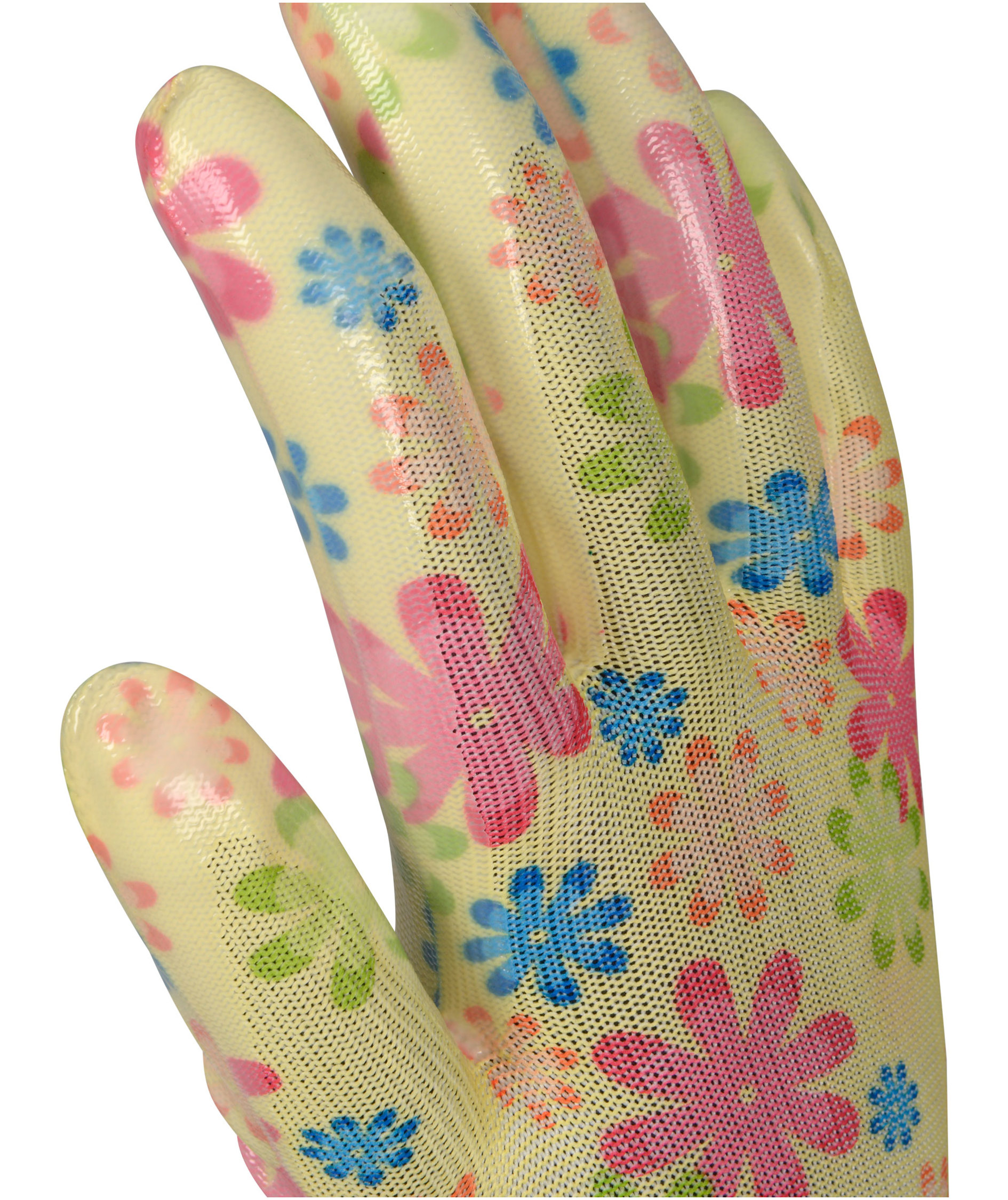 OX-ON Garden Basic 5004 work gloves, Pink/green, large image number 3
