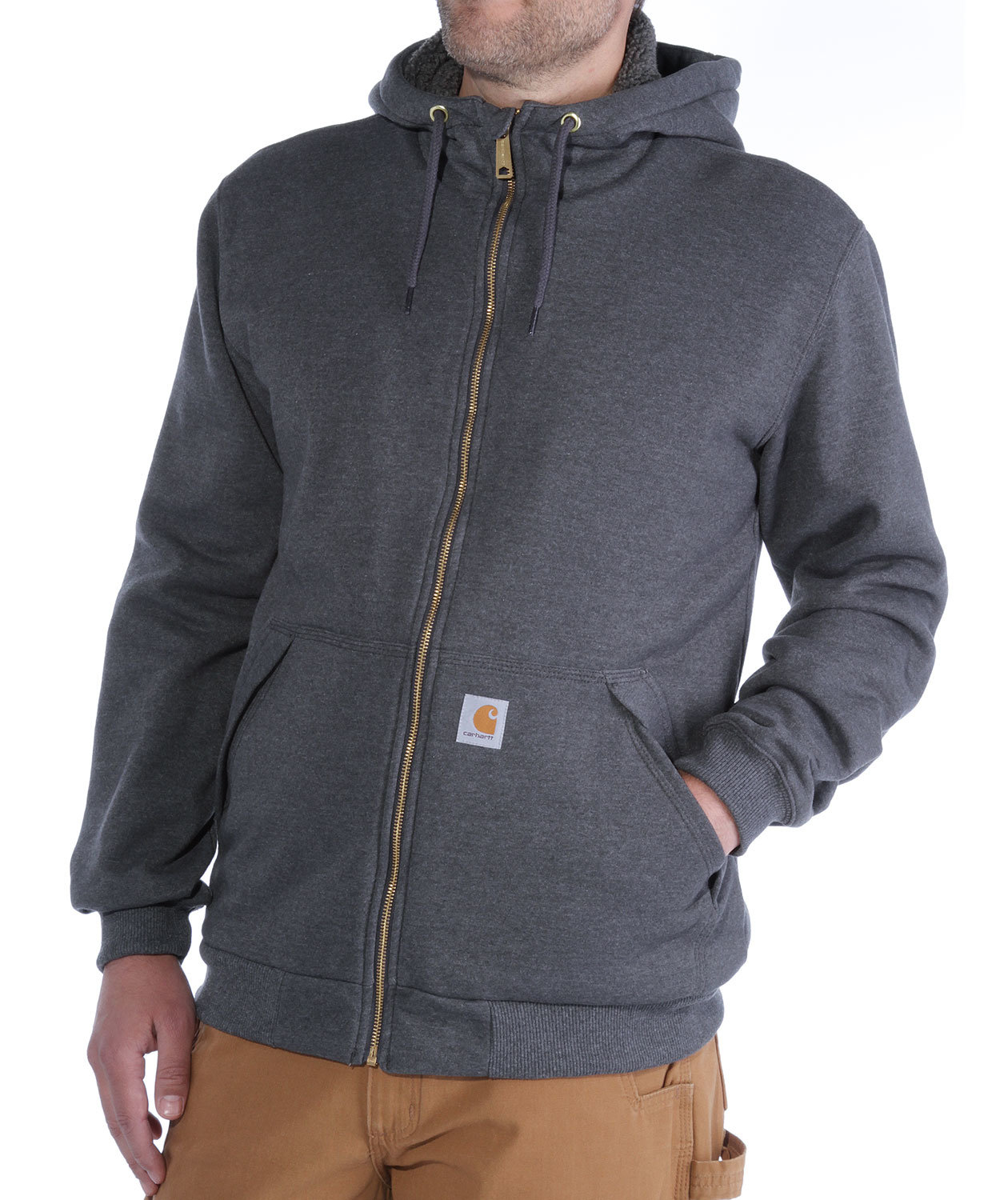 Carhartt Midweight huvtr&ouml;ja, Carbon Heather, large image number 2