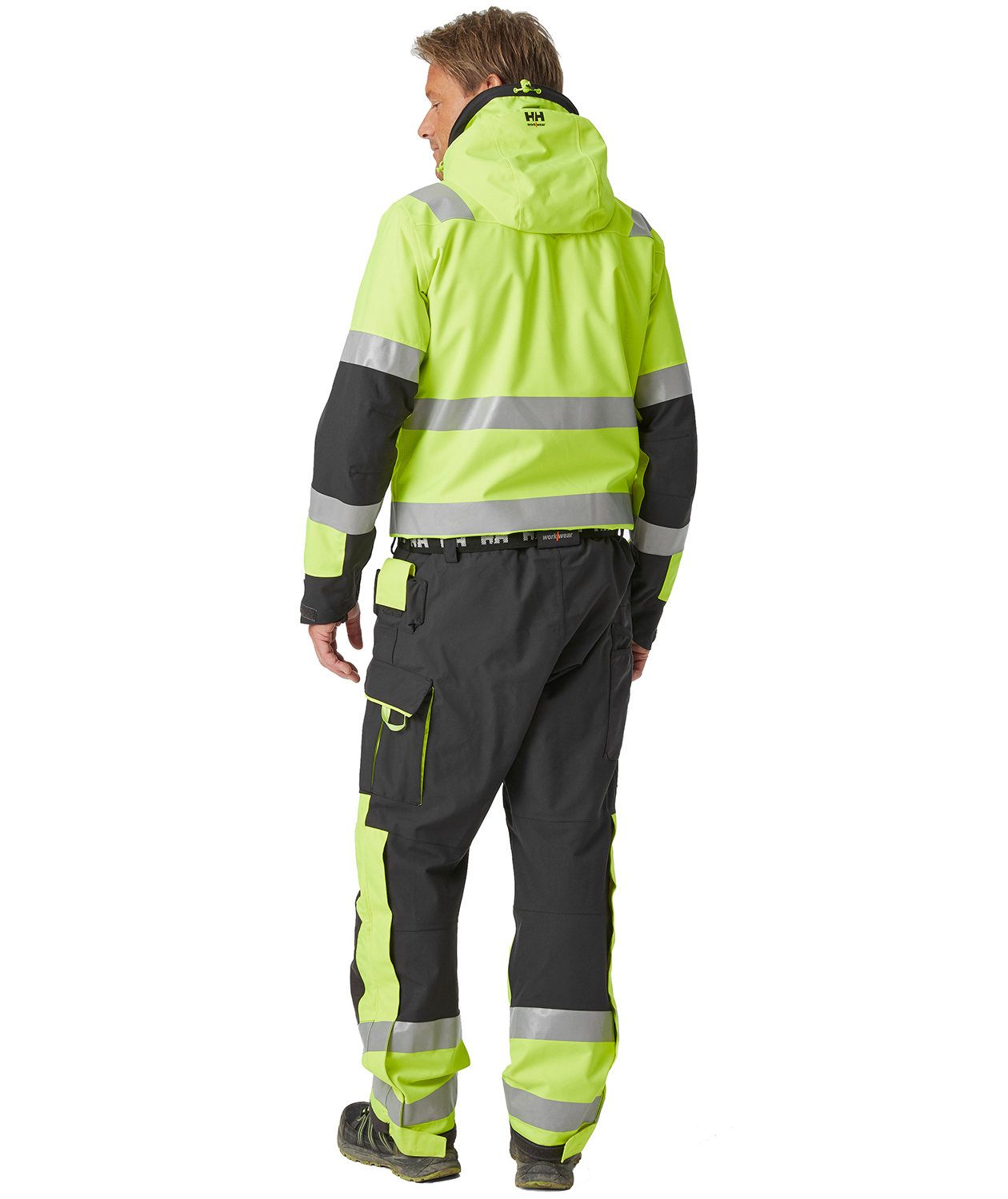 Helly Hansen Alna 2.0 skalkjeledress, Hi-vis gul/charcoal, large image number 3