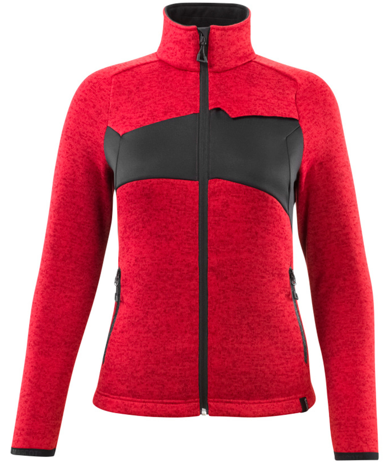 Mascot Accelerate dame strikcardigan, Signalr&oslash;d/sort, large image number 0