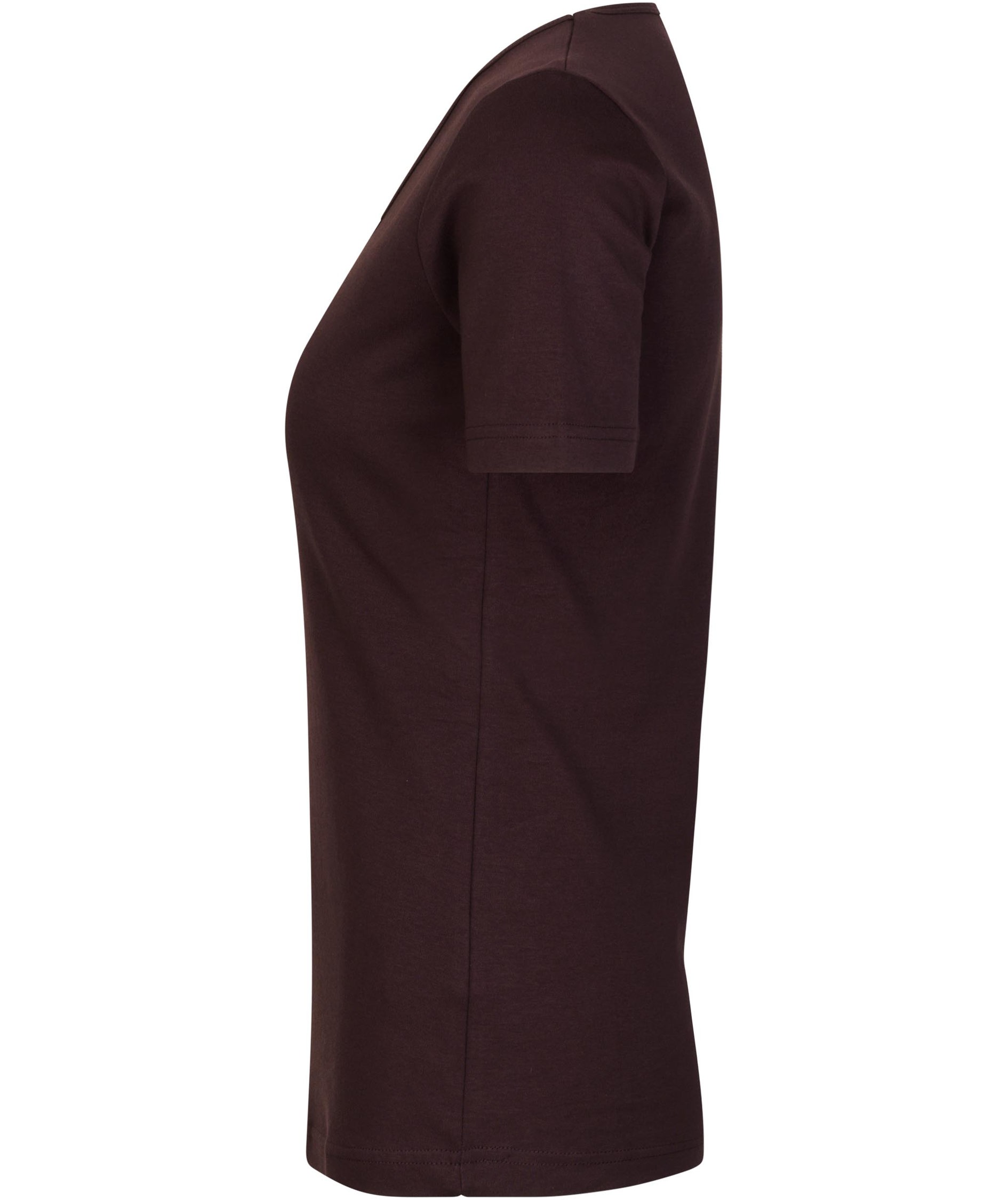 ID Interlock T-shirt dam, Dark bourdeaux, large image number 3