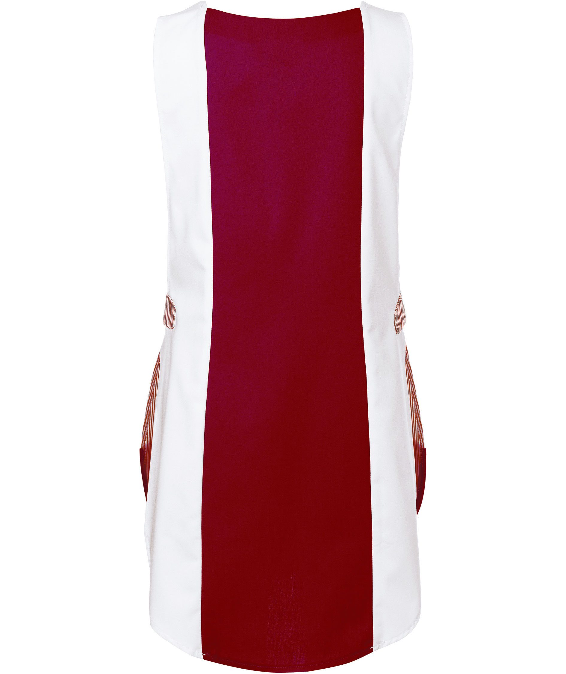 Karlowsky Laila Damen Sandwich Sch&uuml;rze, Bordeaux/white