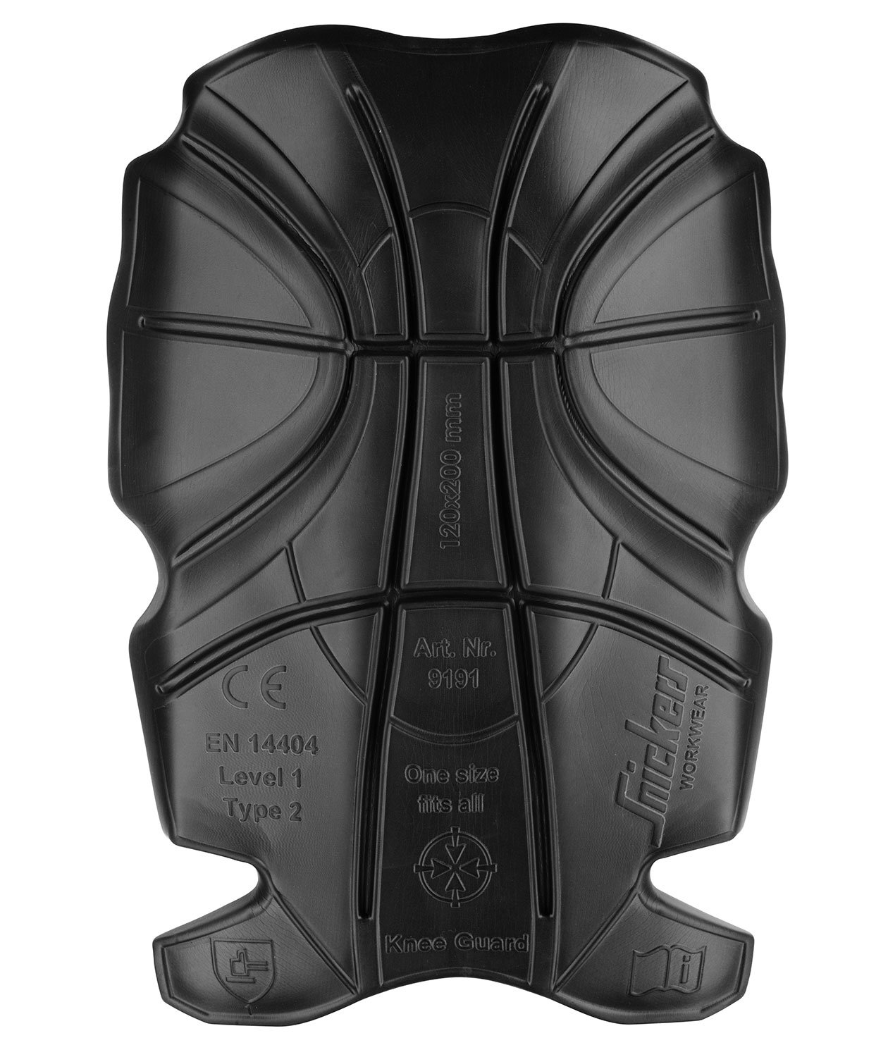 Snickers XTR D30&copy; kn&auml;skydd, Svart/Orange