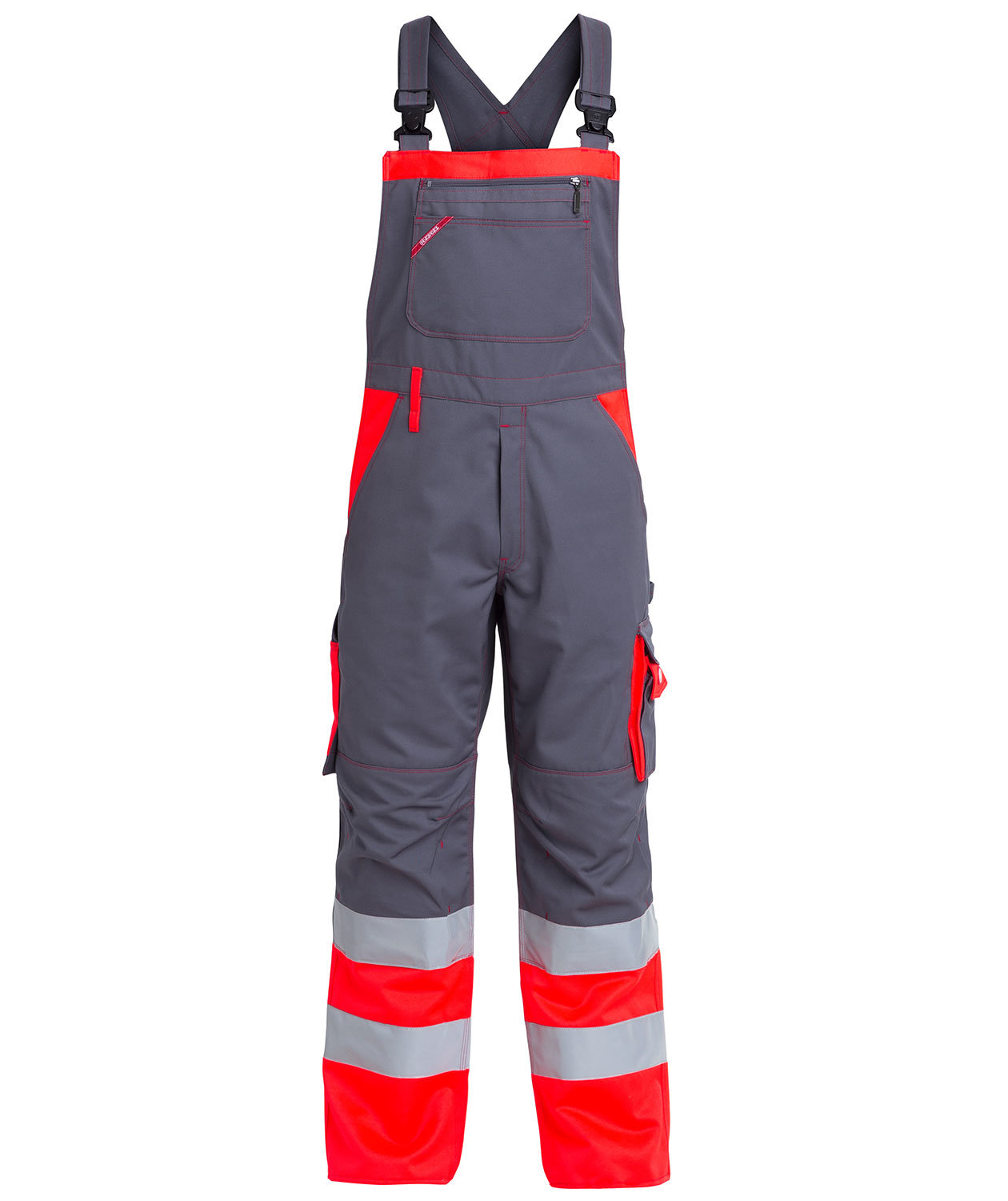 Gr&aring;/Hi-Vis r&ouml;d