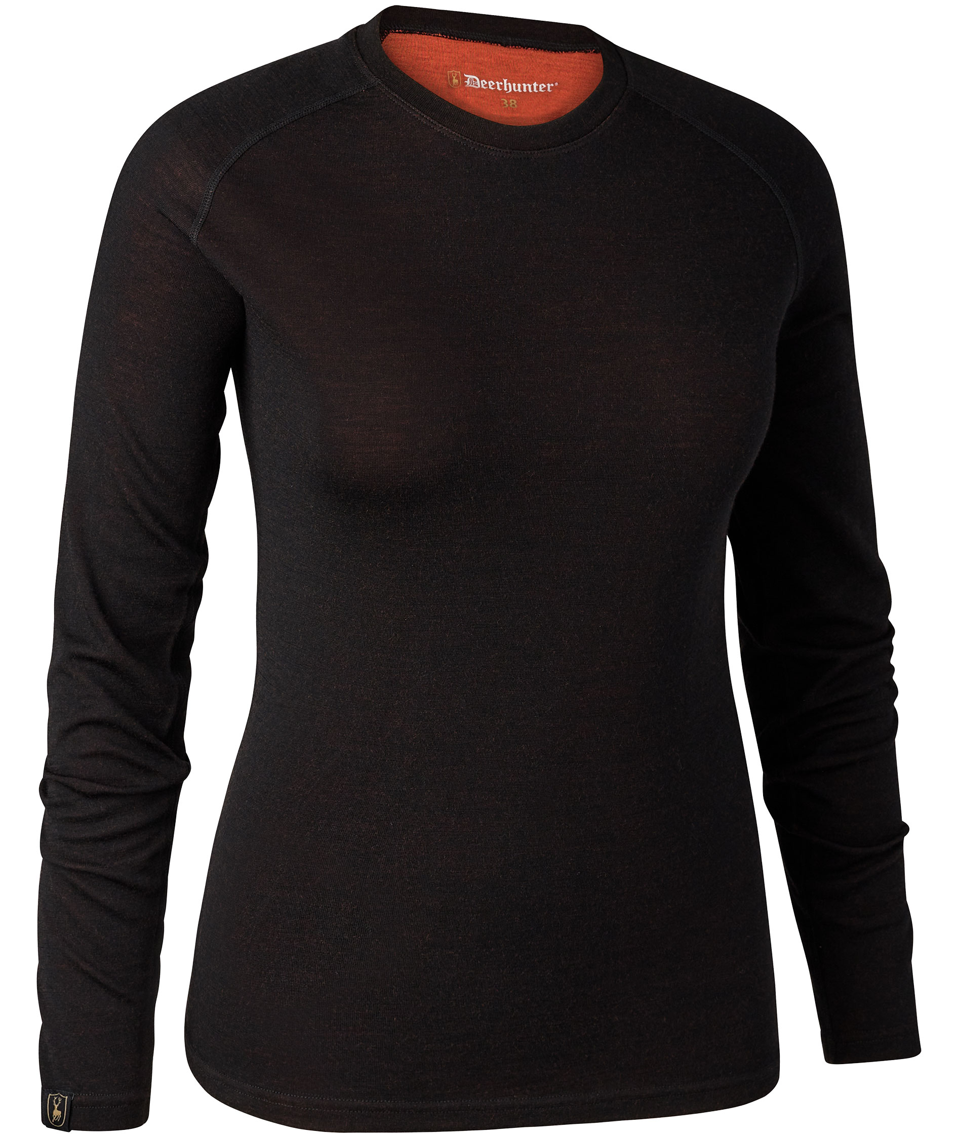 Deerhunter Quinn baselayertr&ouml;ja med merinoull dam, Black Oak