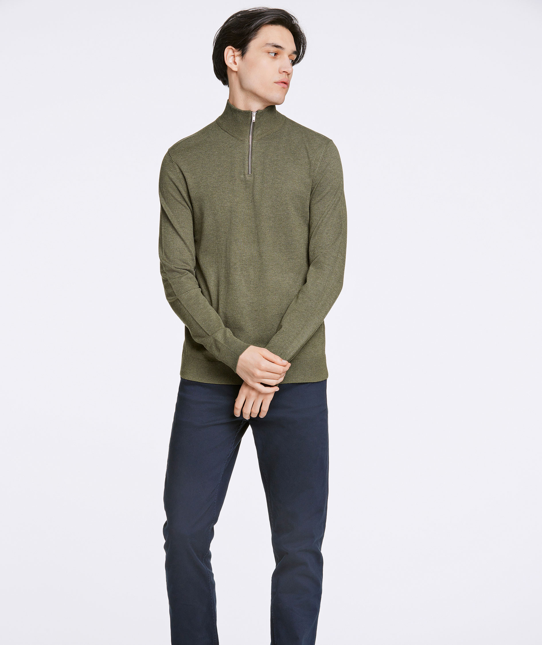 Lindbergh knitted pullover, Army Mel, large image number 1