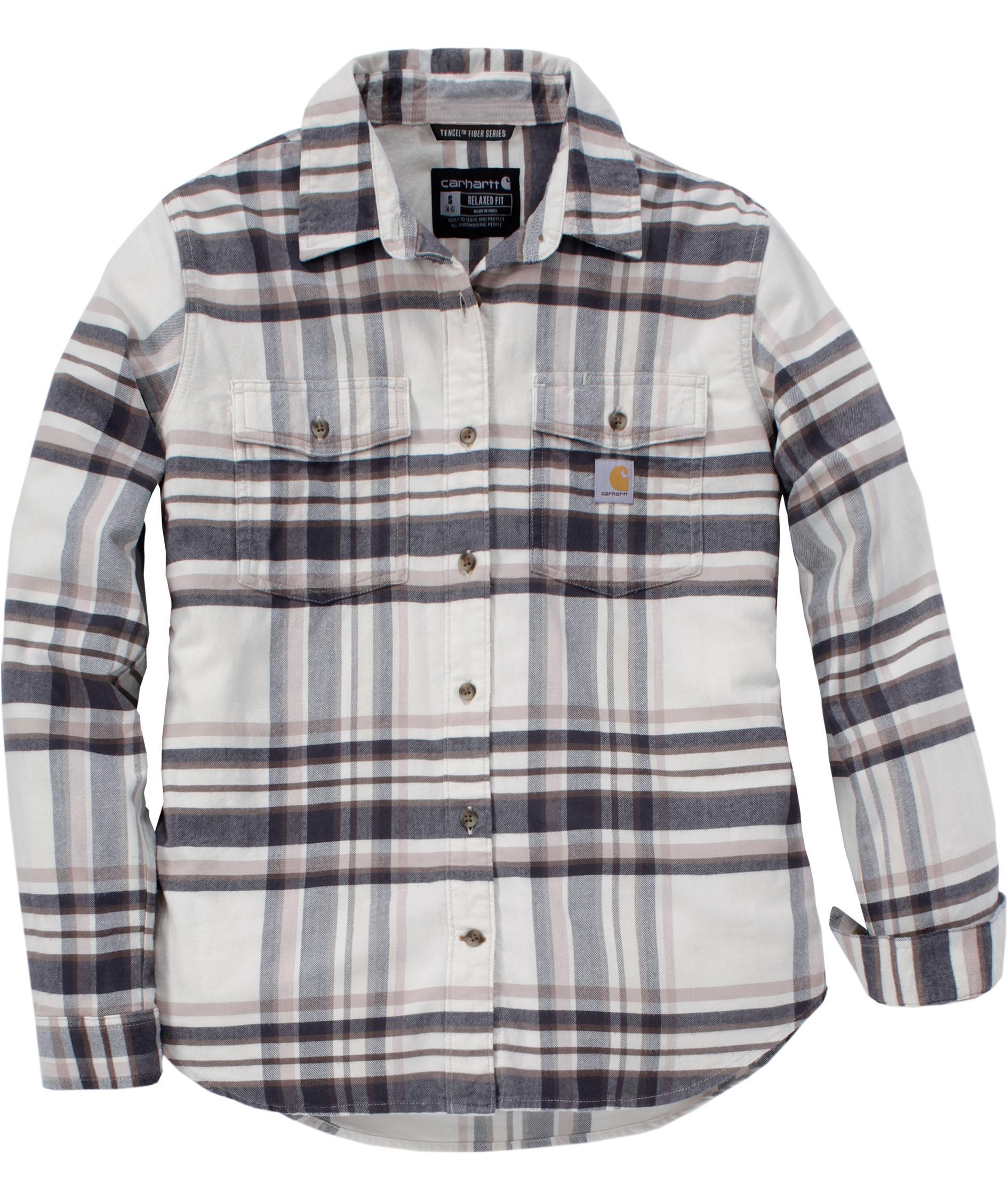 Carhartt flanellskjorta dam, Chalk