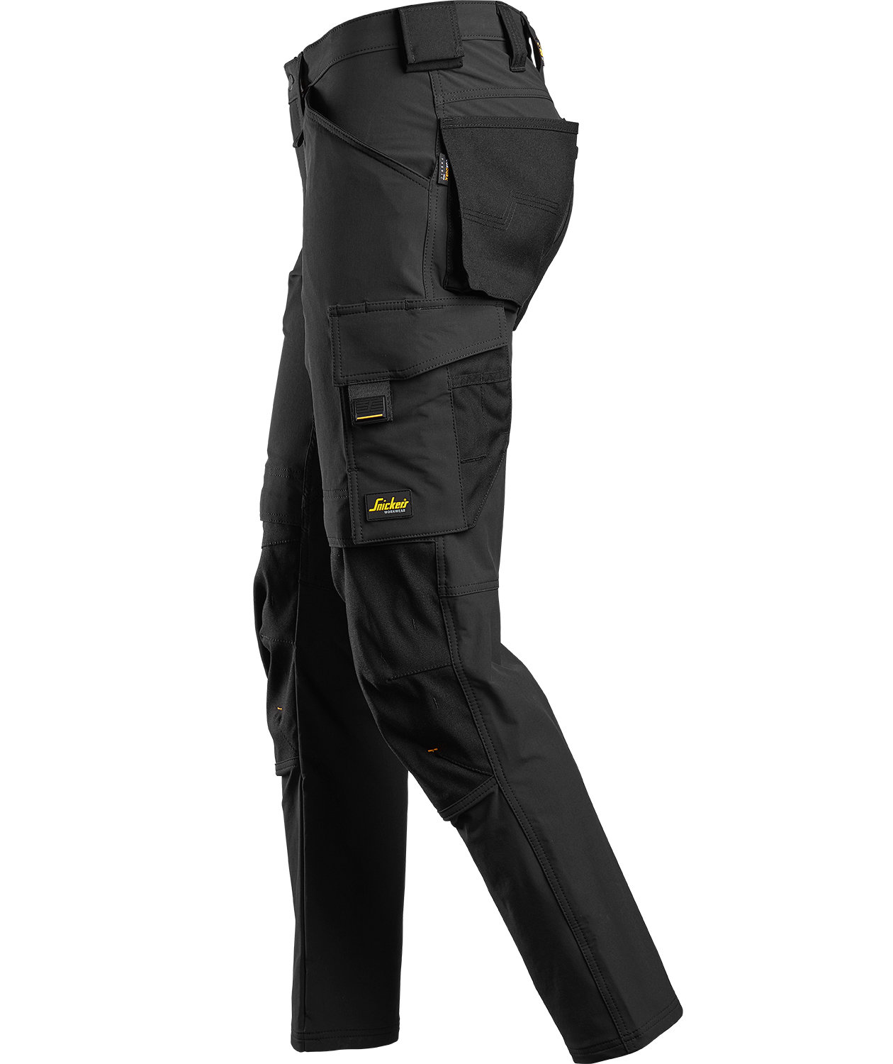 Snickers AllroundWork arbejdsbukser 6371 full stretch, Sort, large image number 2