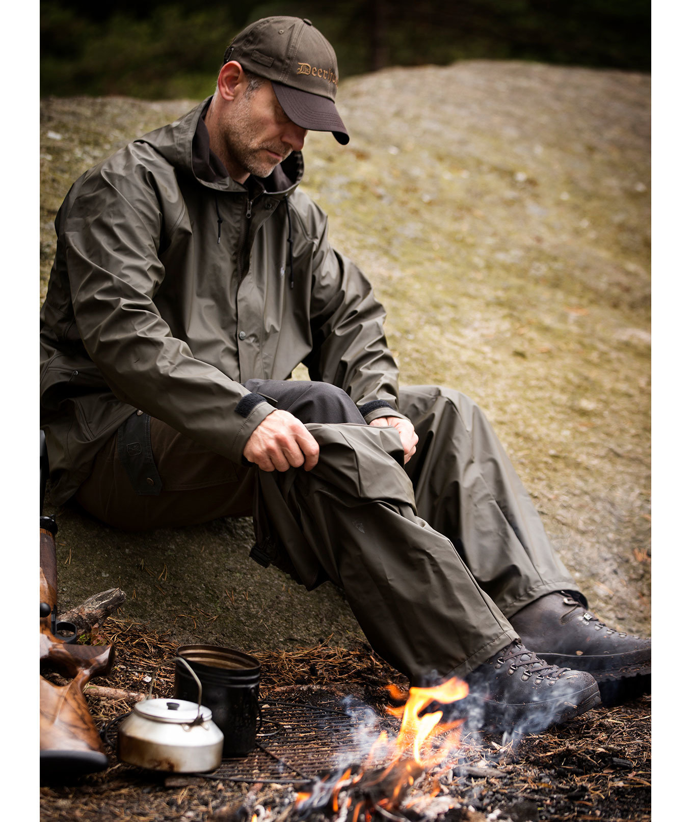 Deerhunter Hurricane regnjacka, Art green, large image number 3