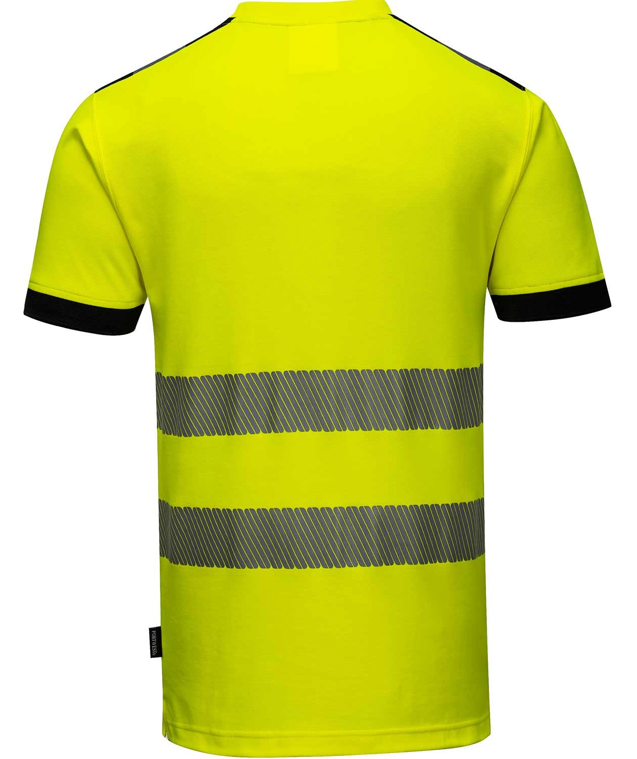 Portwest PW3 T-shirt, Hi-vis Gul/Sort