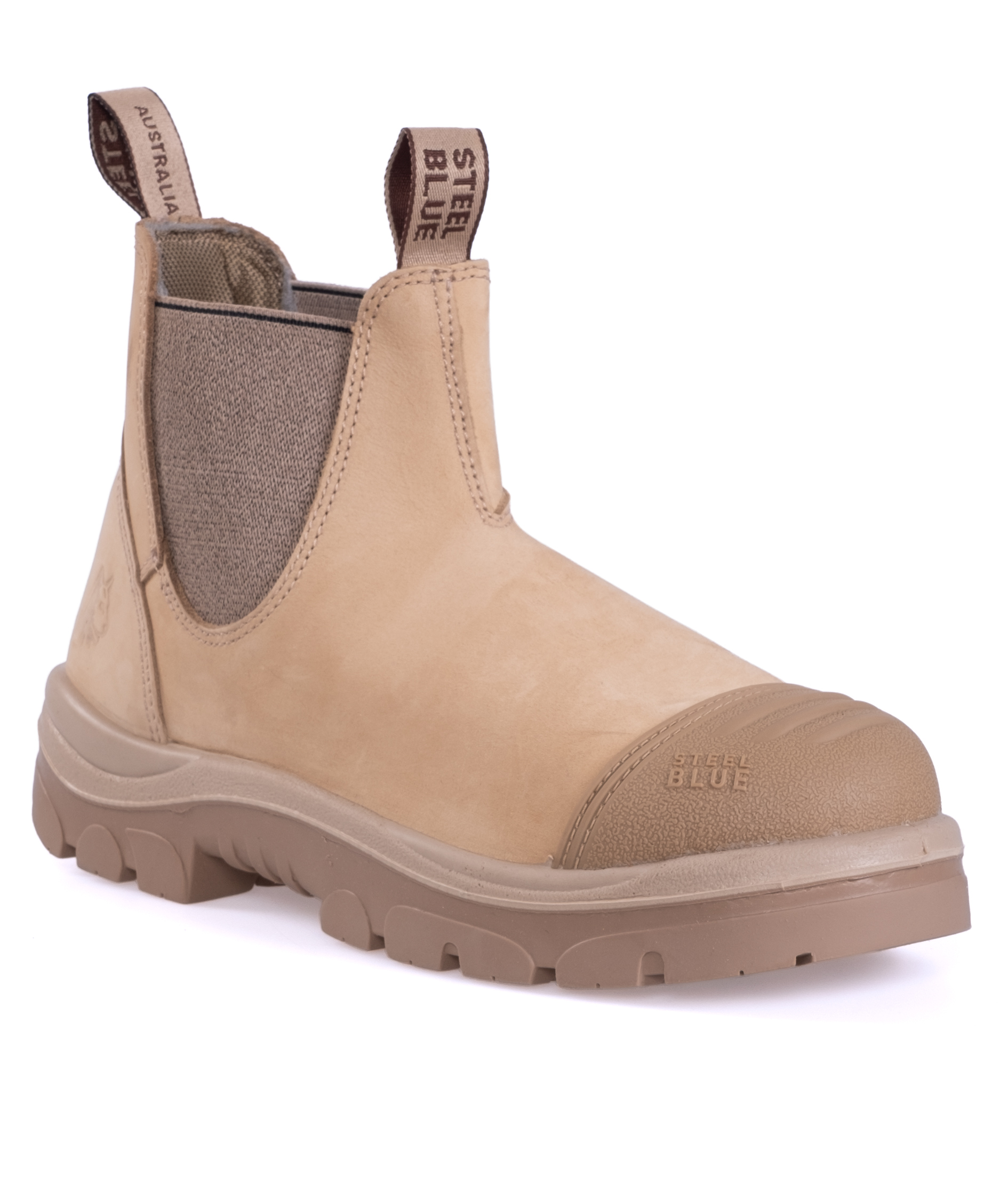 Steel Blue Hobart skyddsst&ouml;vlar S3, Sand