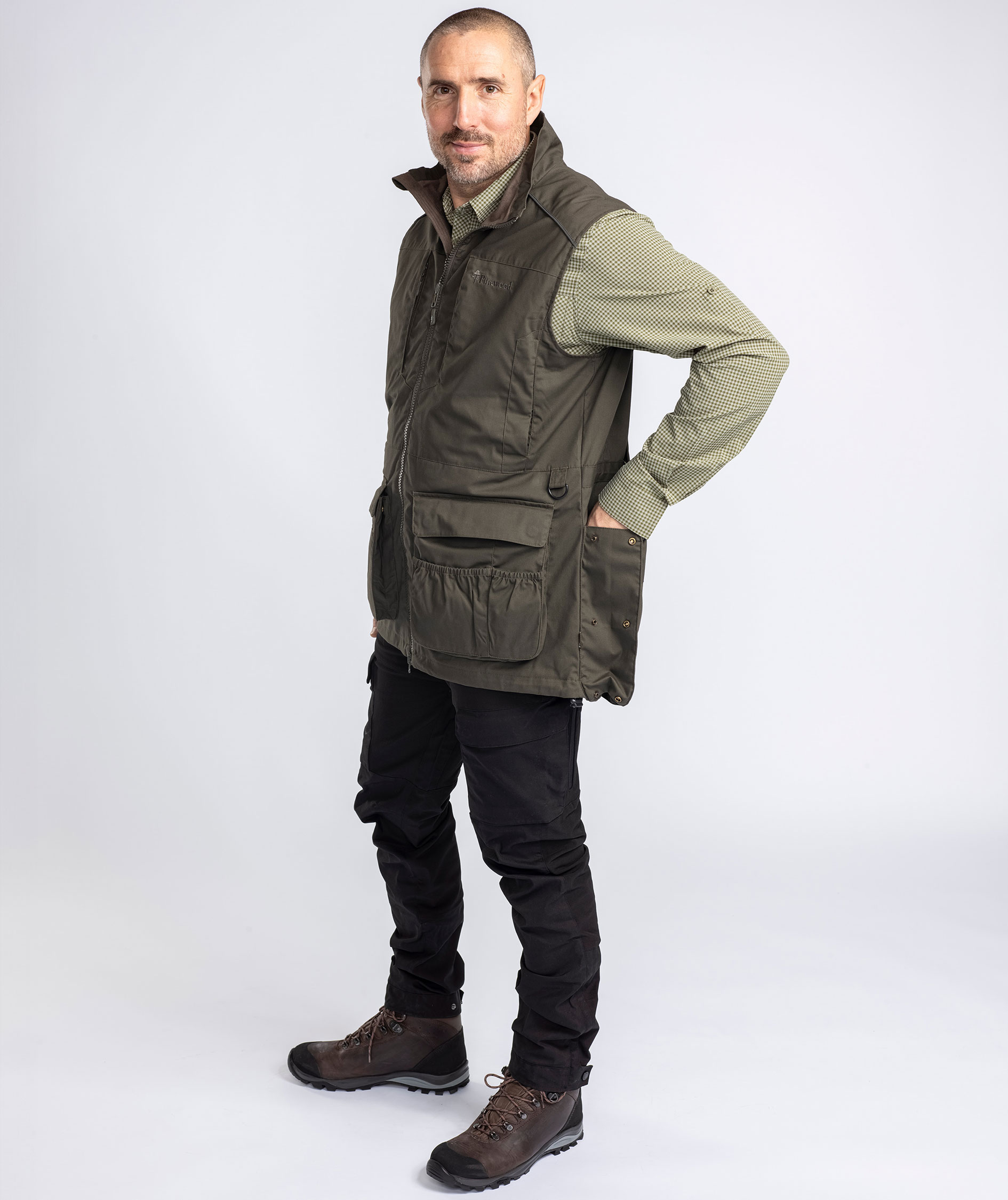 Pinewood&nbsp;Dog Sports Trainer vest, Moss green, large image number 4