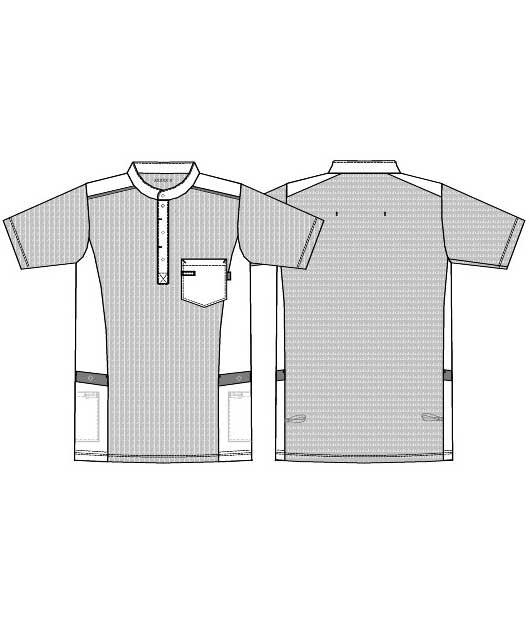 Kentaur  pique tunic, Grey Melange, large image number 3