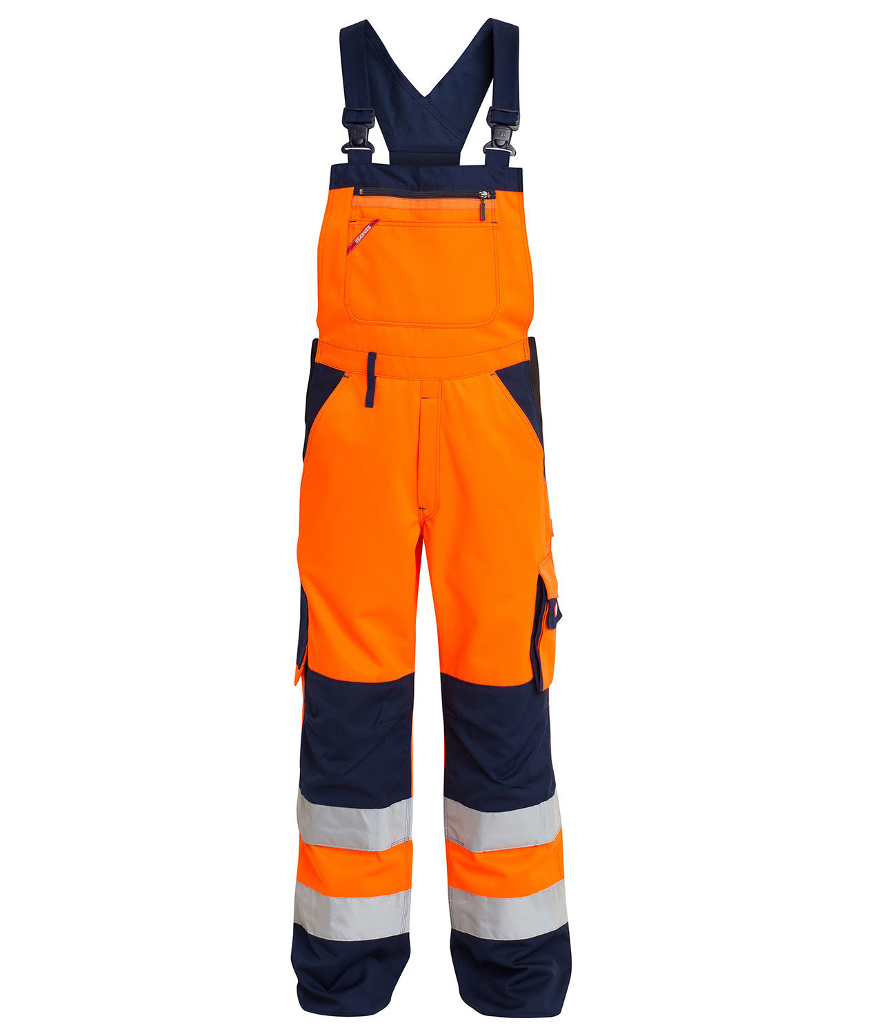 Engel arbeidsselebukse, Hi-Vis Orange/Marine, large image number 0